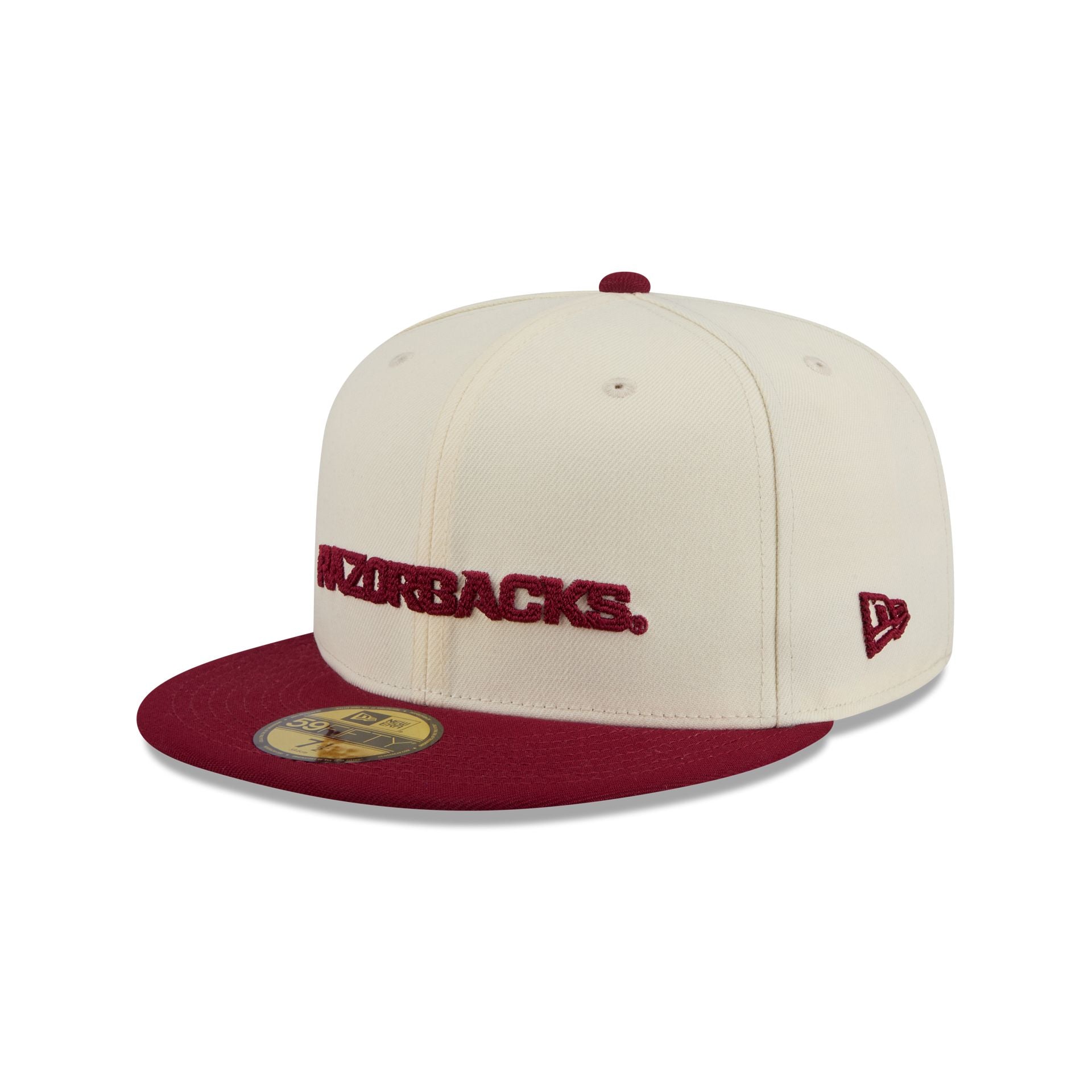 Arkansas Razorbacks Two Tone Stitch 59Fifty Fitted Hat