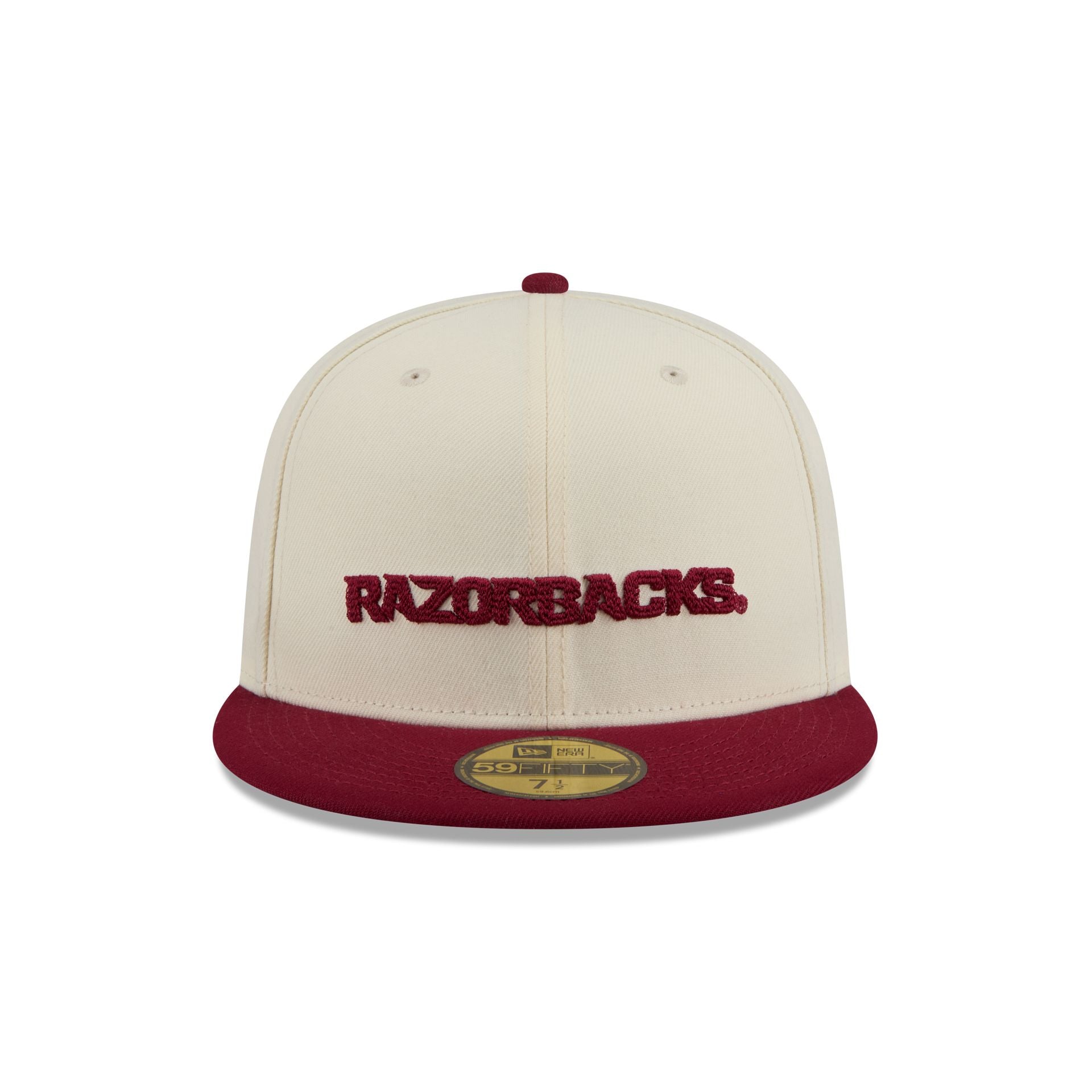Alternative view of Arkansas Razorbacks Two Tone Stitch 59Fifty Fitted Hat