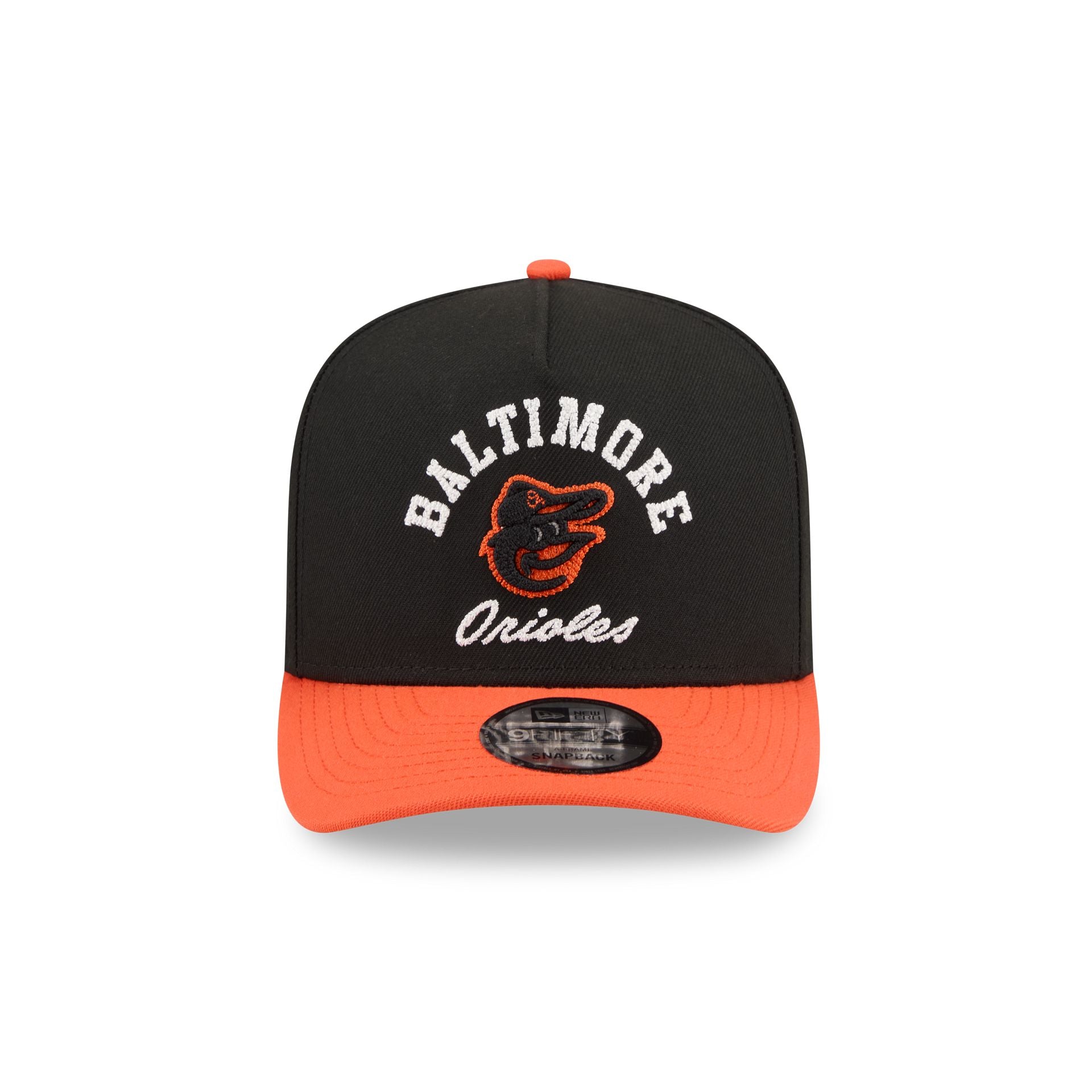Alternative view of Baltimore Orioles Arched 9Fifty A-Frame Snapback Hat