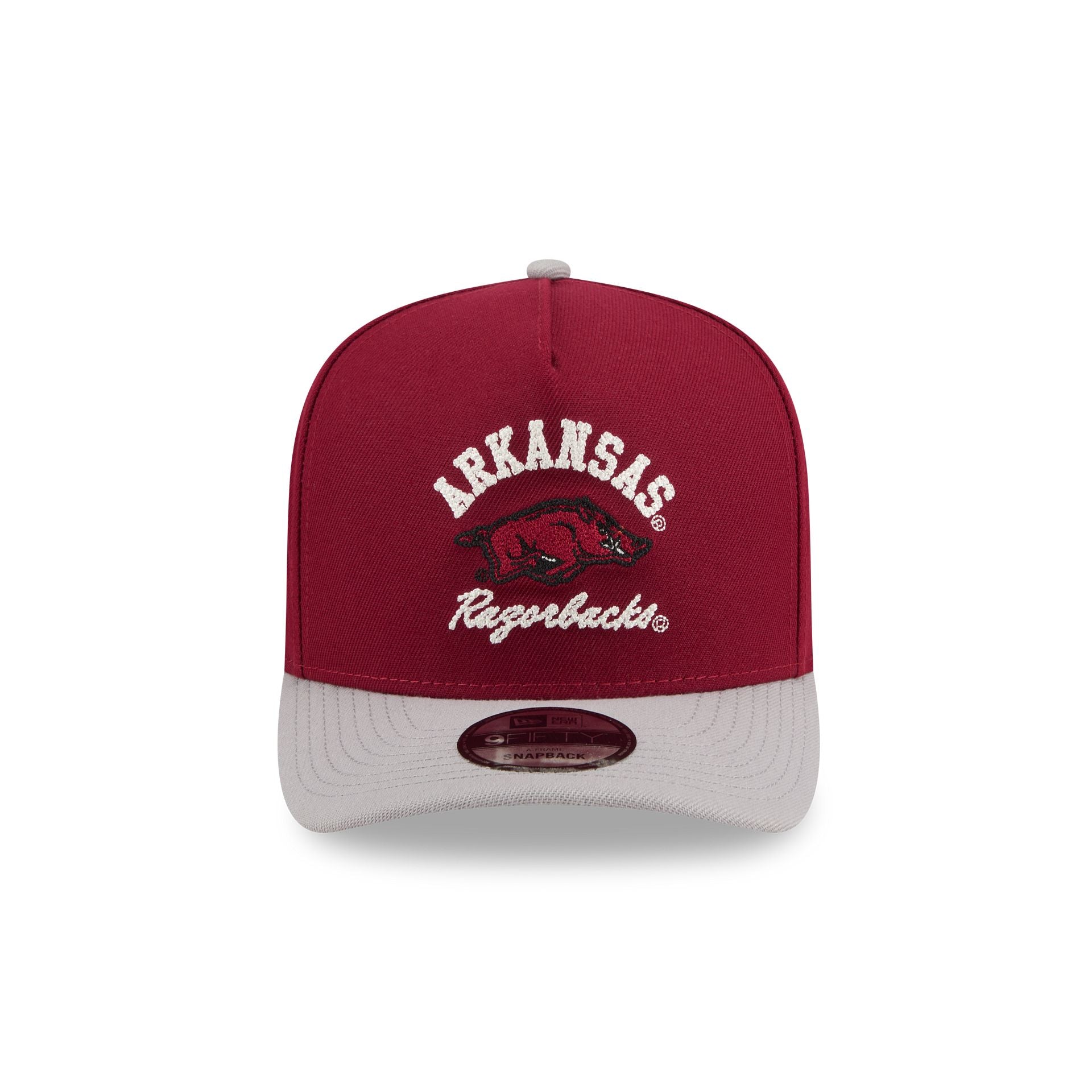 Alternative view of Arkansas Razorbacks Arched 9Fifty A-Frame Snapback Hat