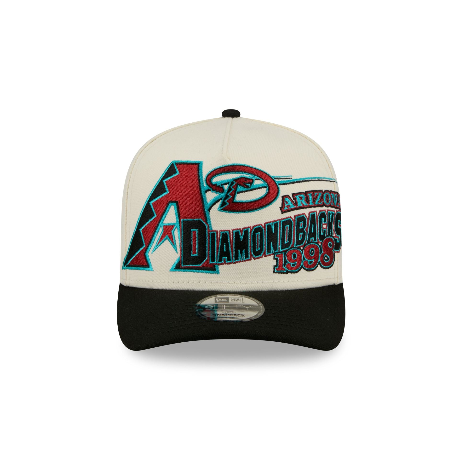 Alternative view of Arizona Diamondbacks Chrome White Classic 9Fifty A-Frame Snapback Hat