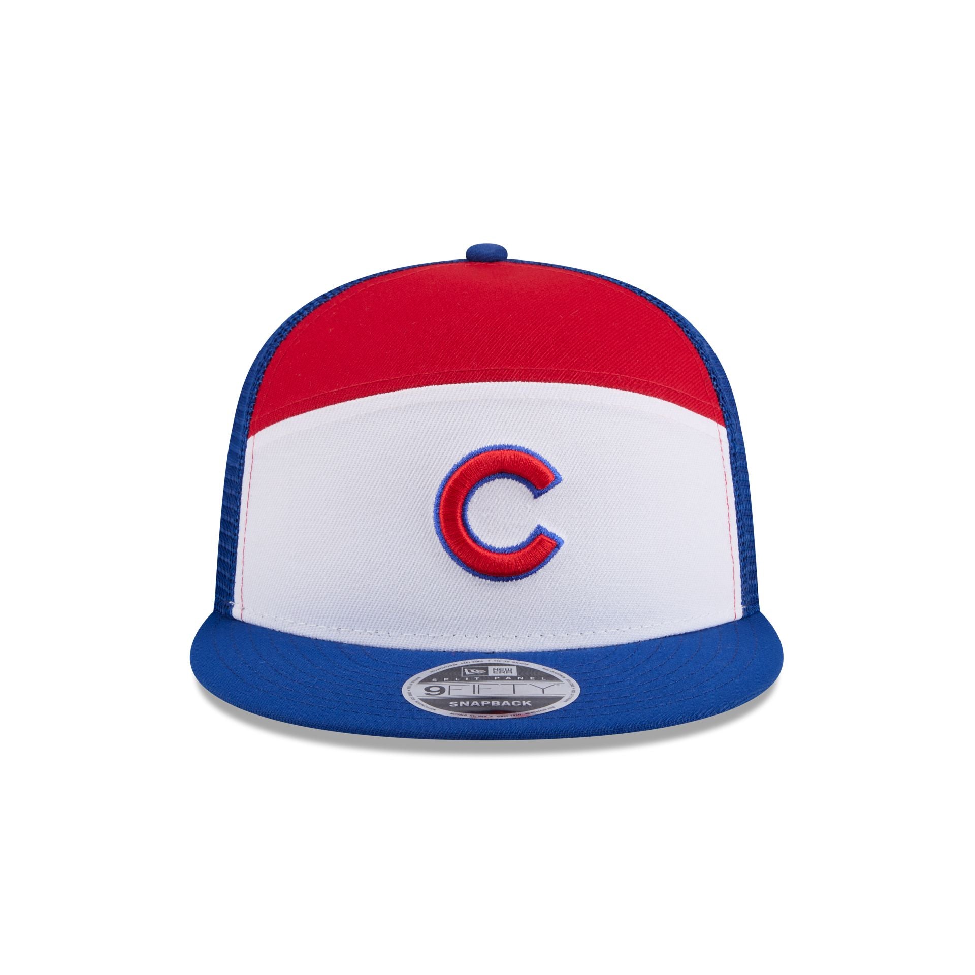 Alternative view of Chicago Cubs Block Split Panel 9Fifty Trucker Hat