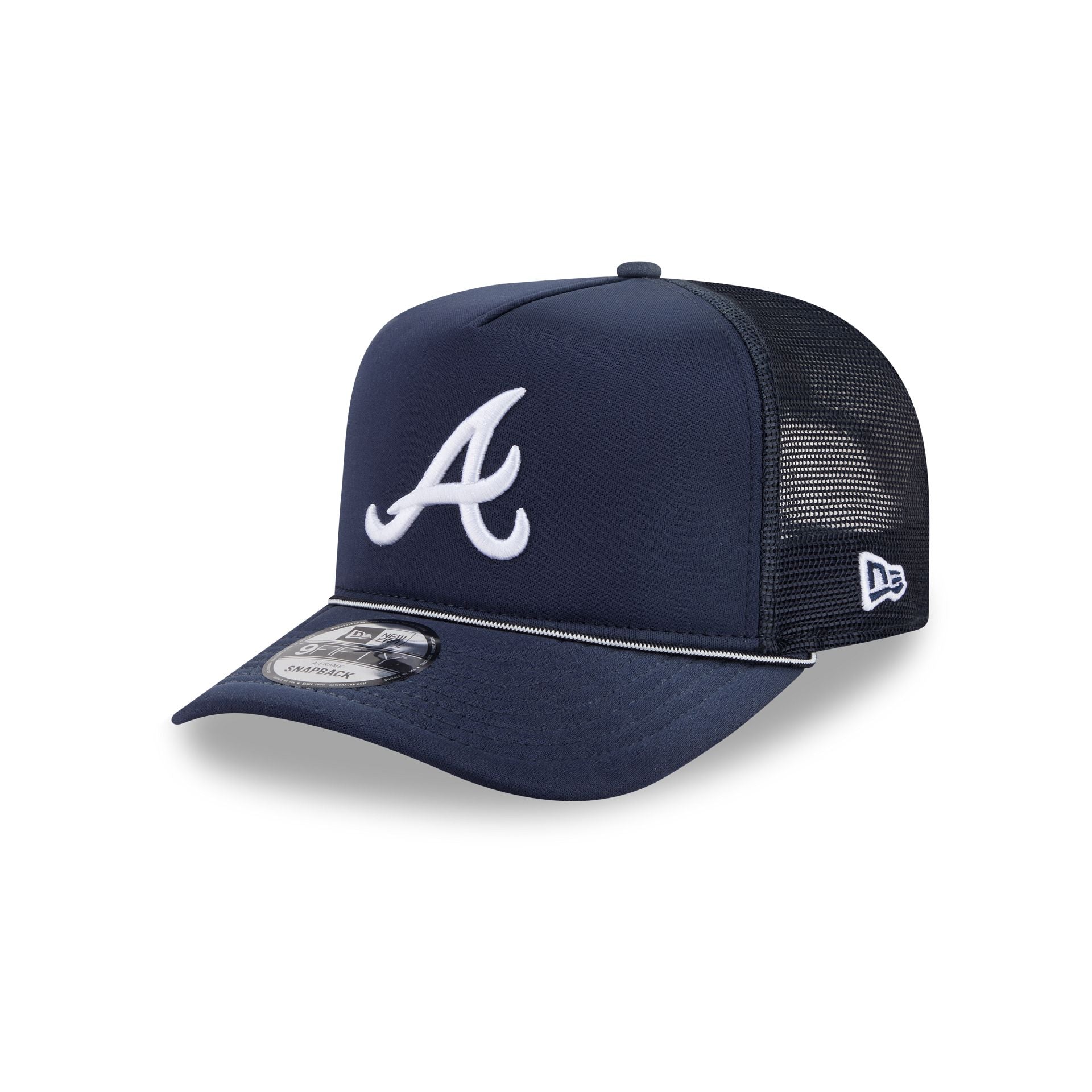 Atlanta Braves Worn 9Fifty A-Frame Trucker Hat