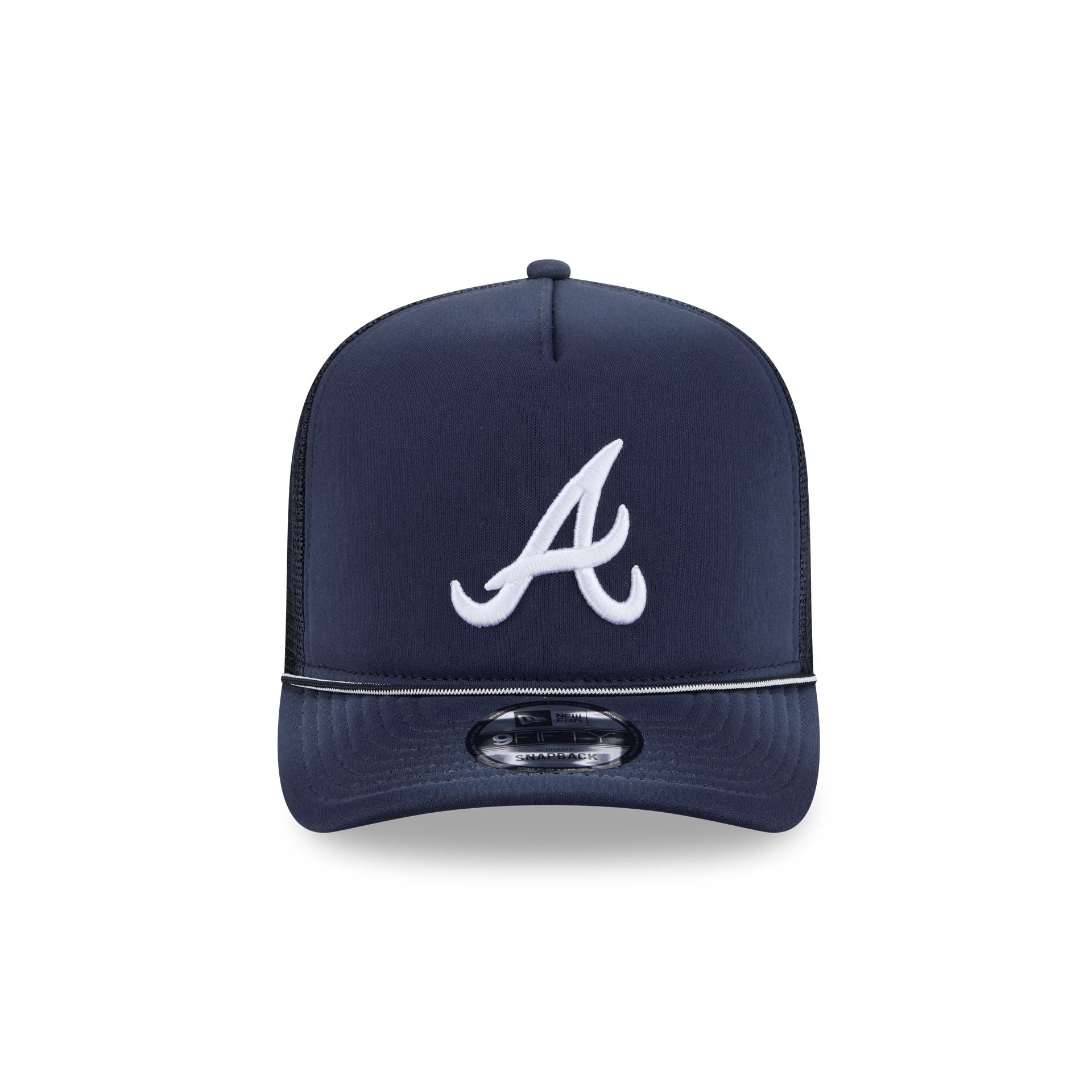 Alternative view of Atlanta Braves Worn 9Fifty A-Frame Trucker Hat