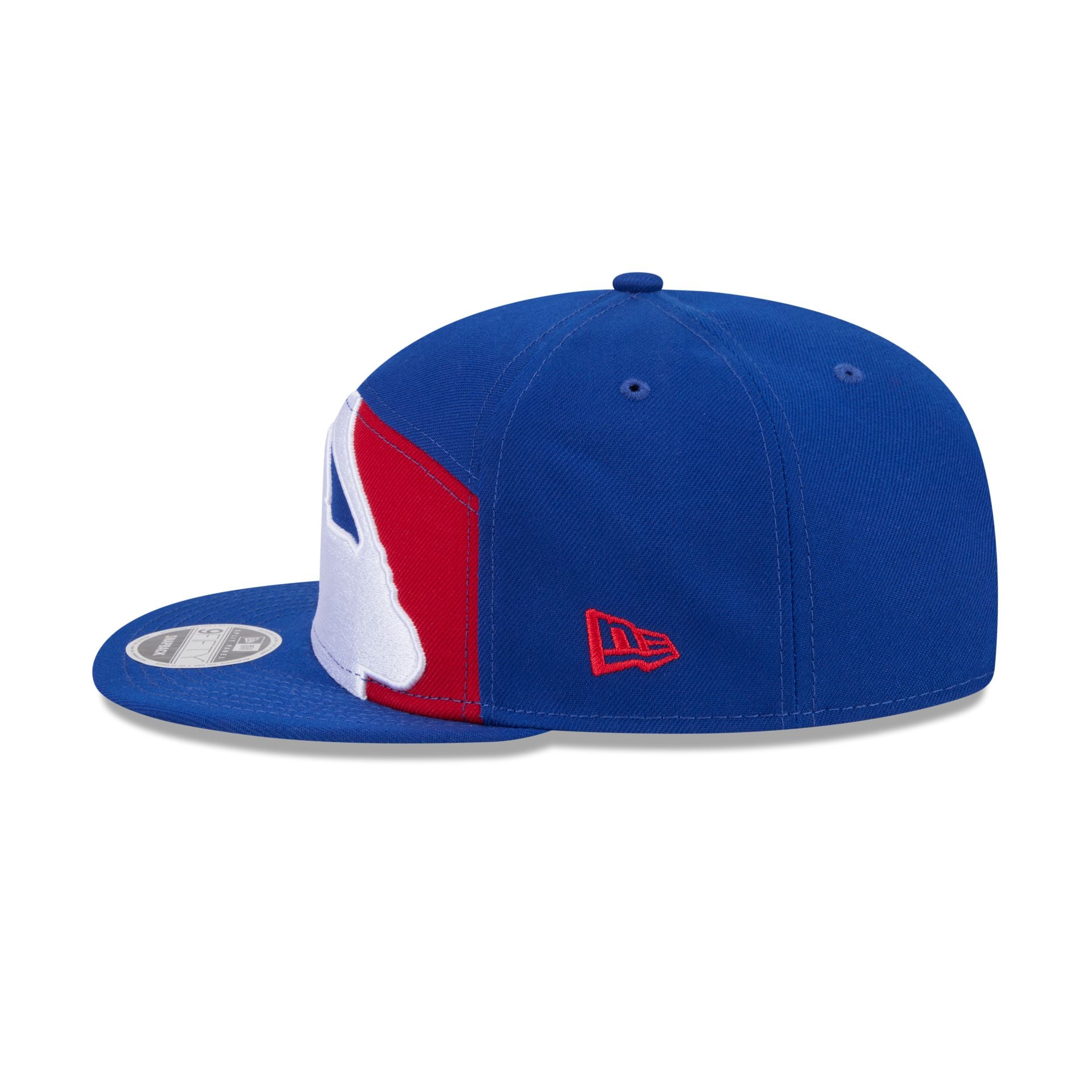 Chicago Cubs Batter Split Panel 9Fifty Snapback Hat - Image 5