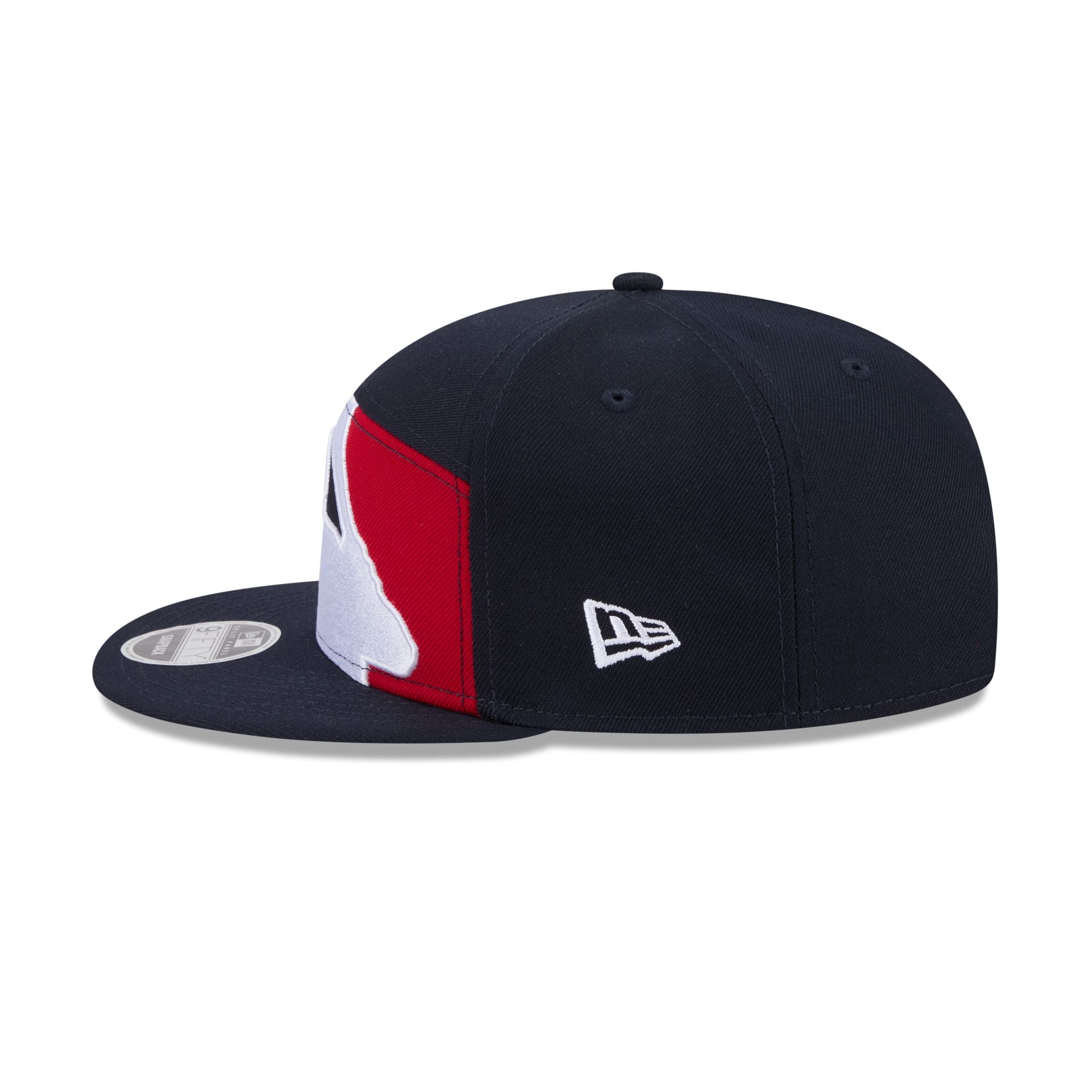 Atlanta Braves Batter Split Panel 9Fifty Snapback Hat - Image 5