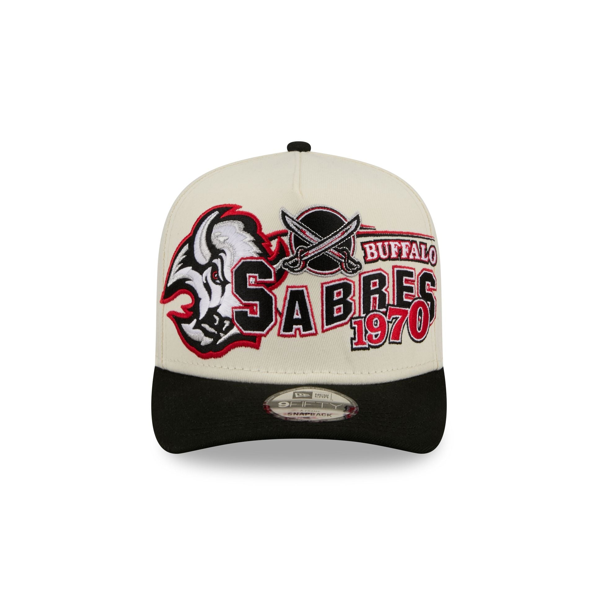 Alternative view of Buffalo Sabres Chrome White Classic 9Fifty A-Frame Snapback Hat