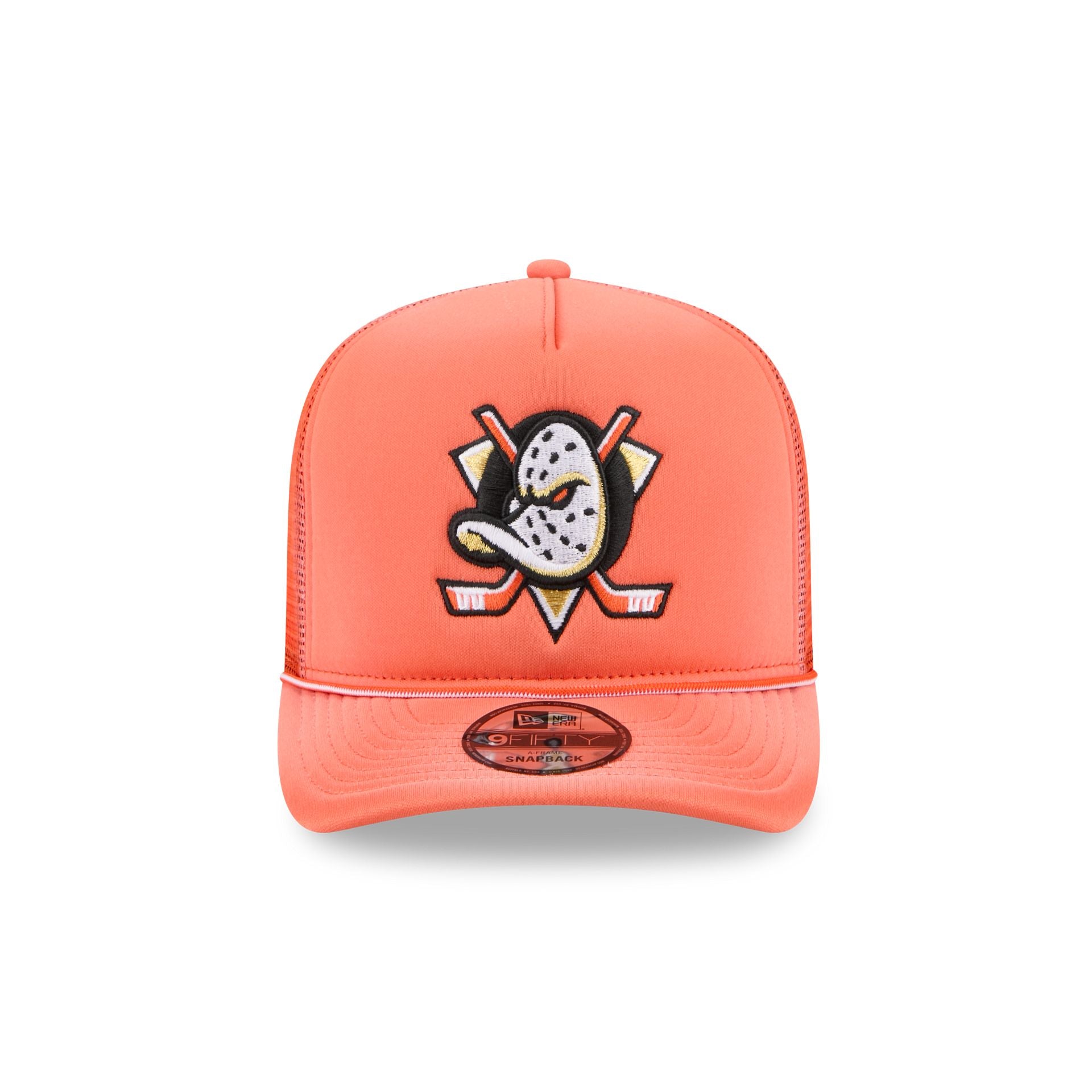 Alternative view of Anaheim Ducks Worn 9Fifty A-Frame Trucker Hat