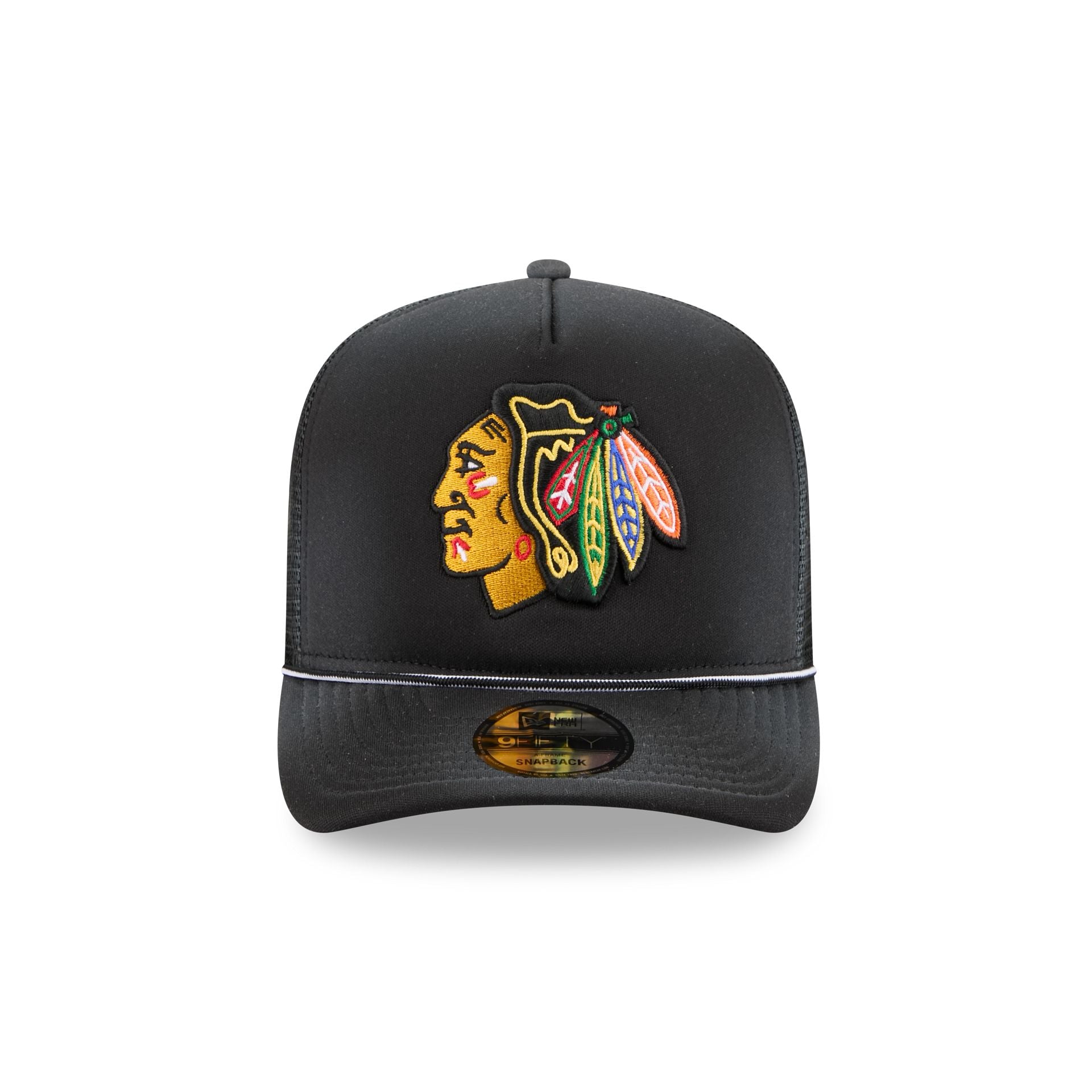 Alternative view of Chicago Blackhawks Worn 9Fifty A-Frame Trucker Hat
