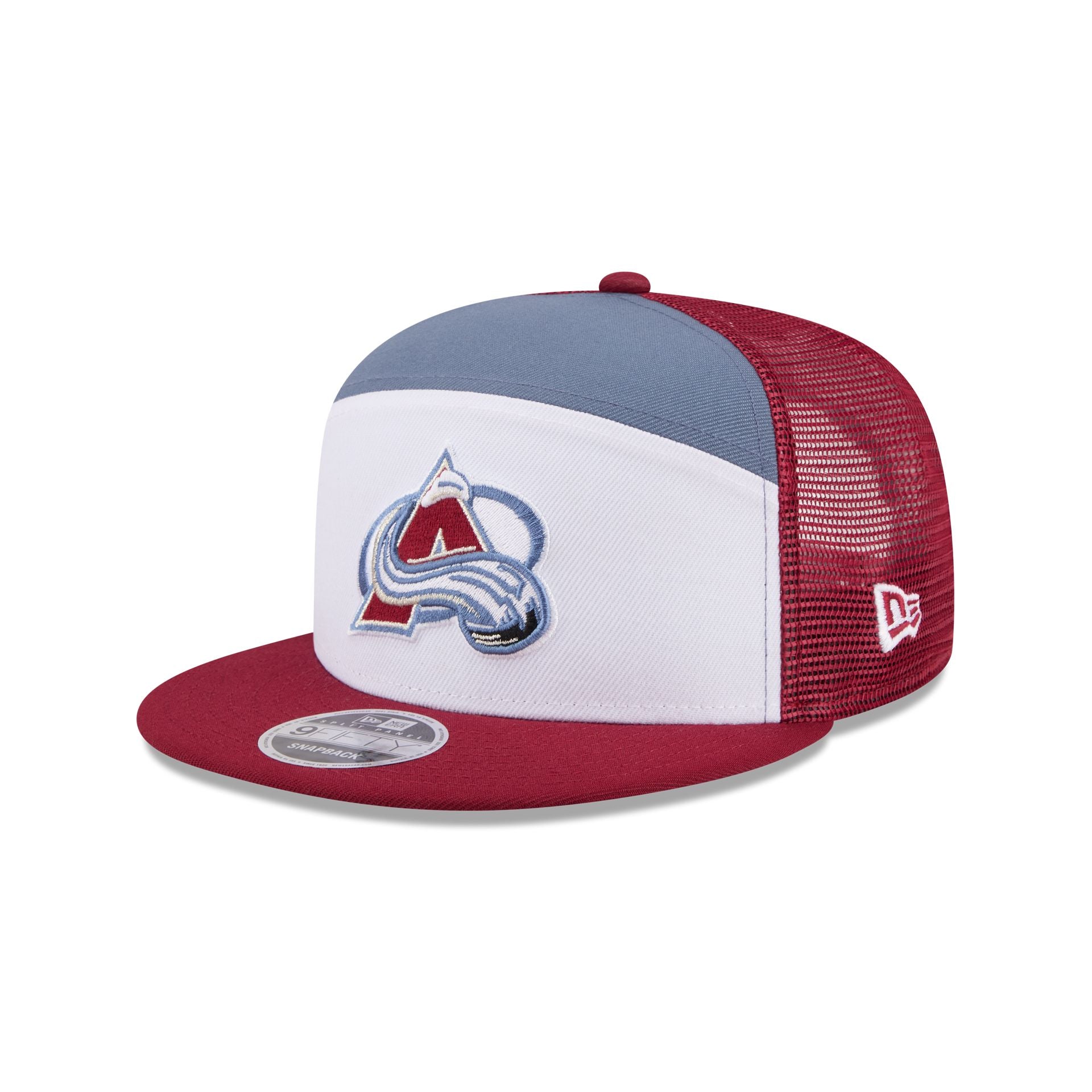 Colorado Avalanche Block Split Panel 9Fifty Trucker Hat