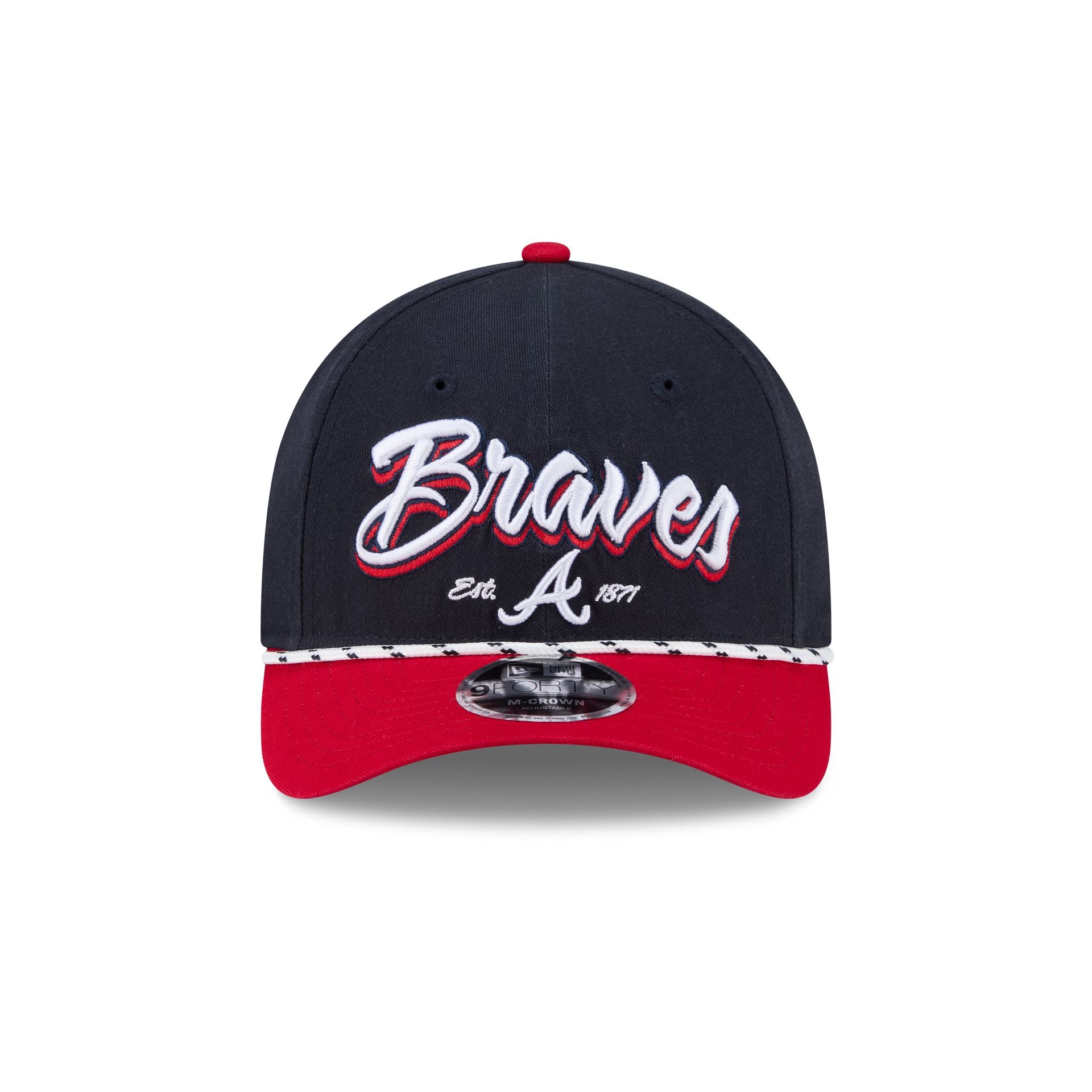 Alternative view of Atlanta Braves Team Loyal 9Forty M-Crown Snapback Hat