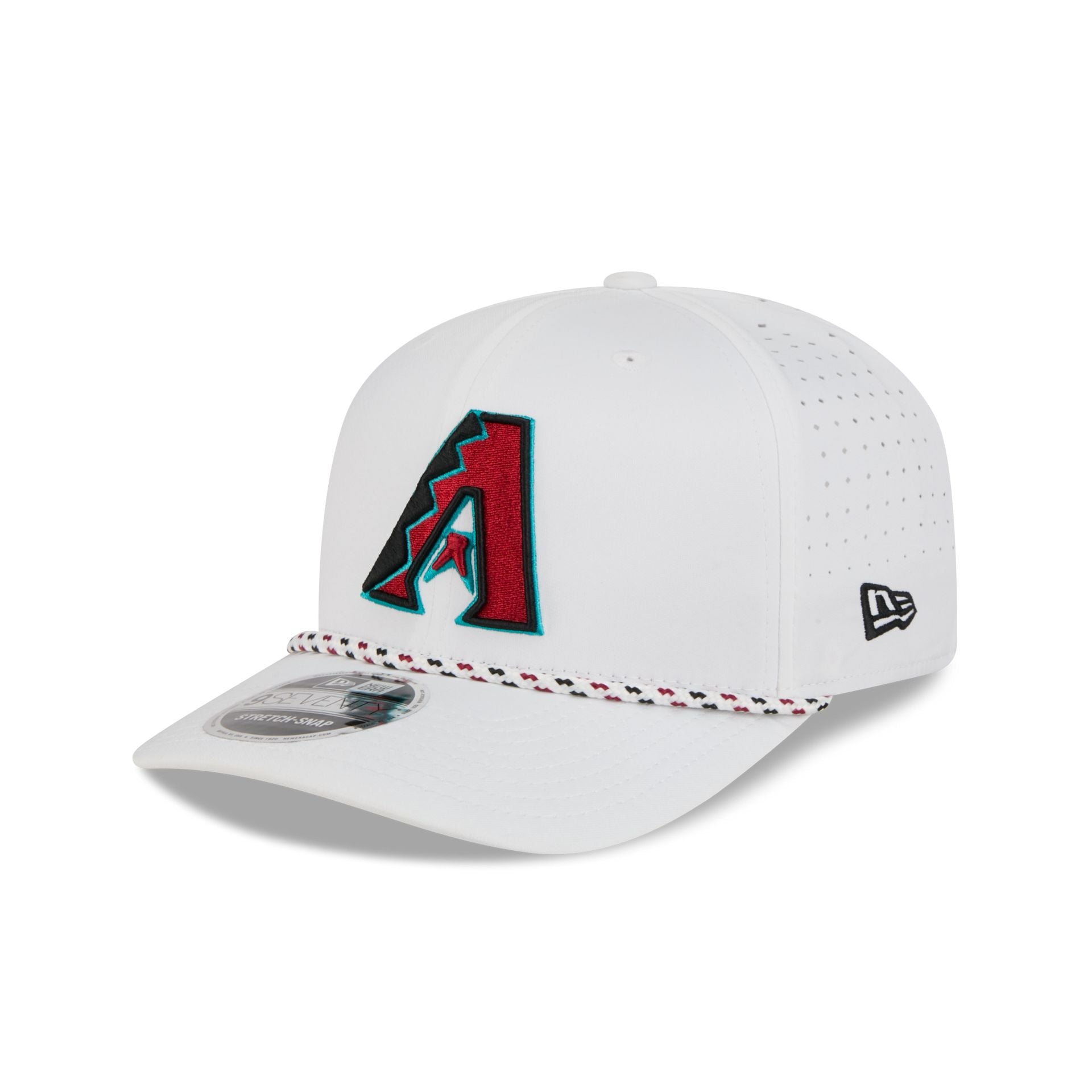 Arizona Diamondbacks Optic White Performance Rope 9Seventy Stretch-Snap Hat