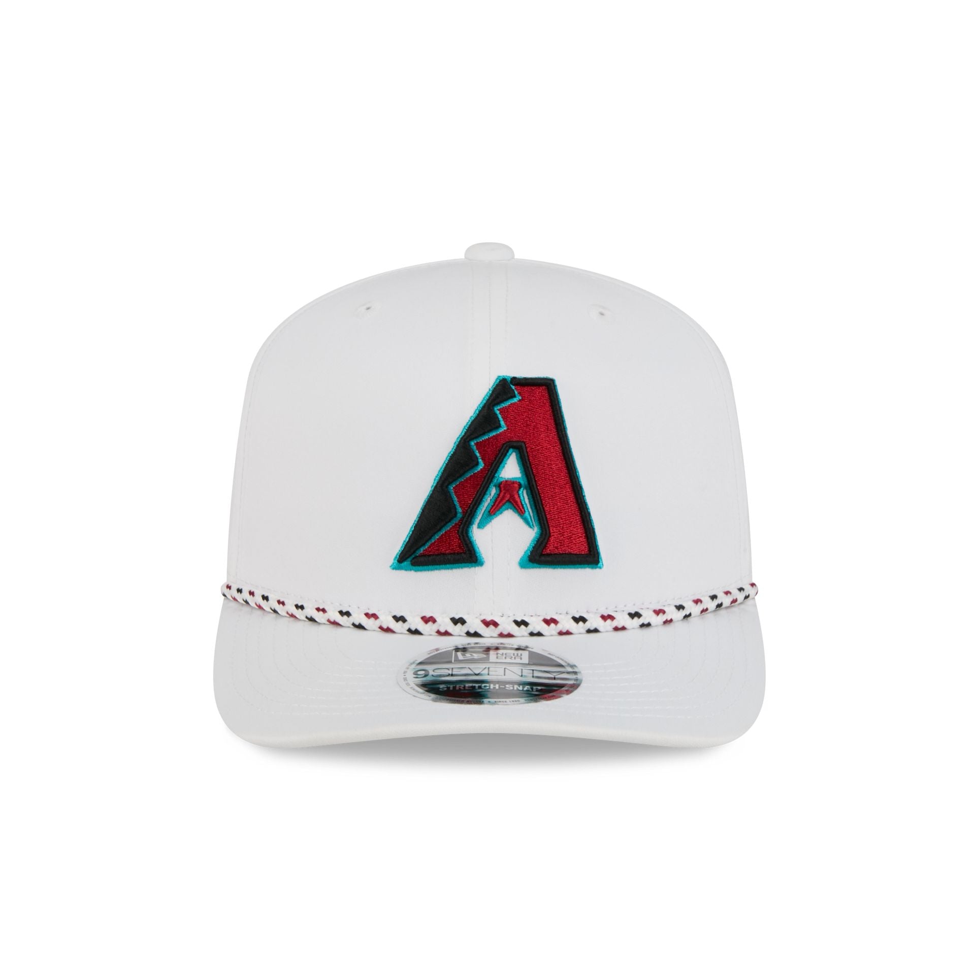 Alternative view of Arizona Diamondbacks Optic White Performance Rope 9Seventy Stretch-Snap Hat