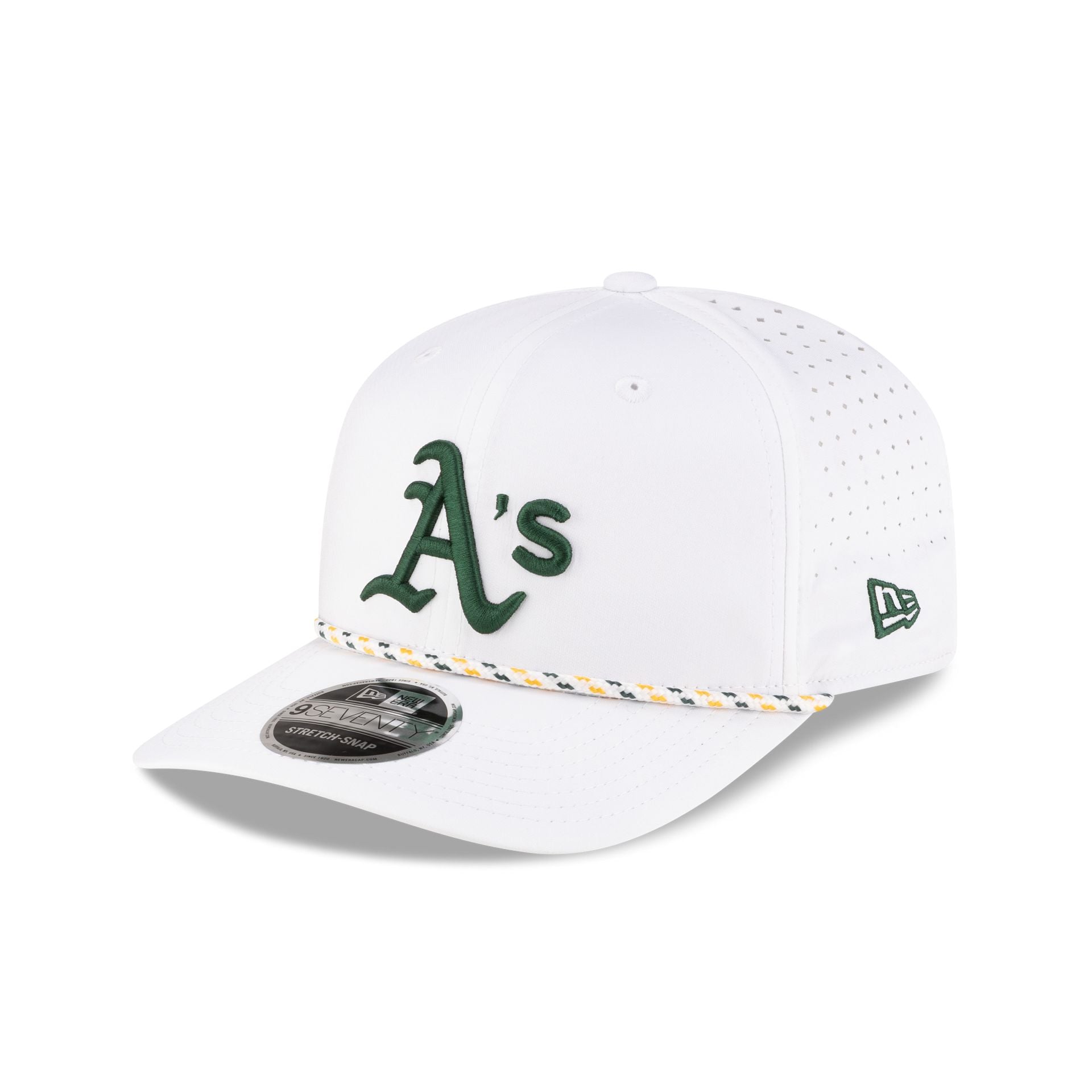 Athletics Optic White Performance Rope 9Seventy Stretch-Snap Hat