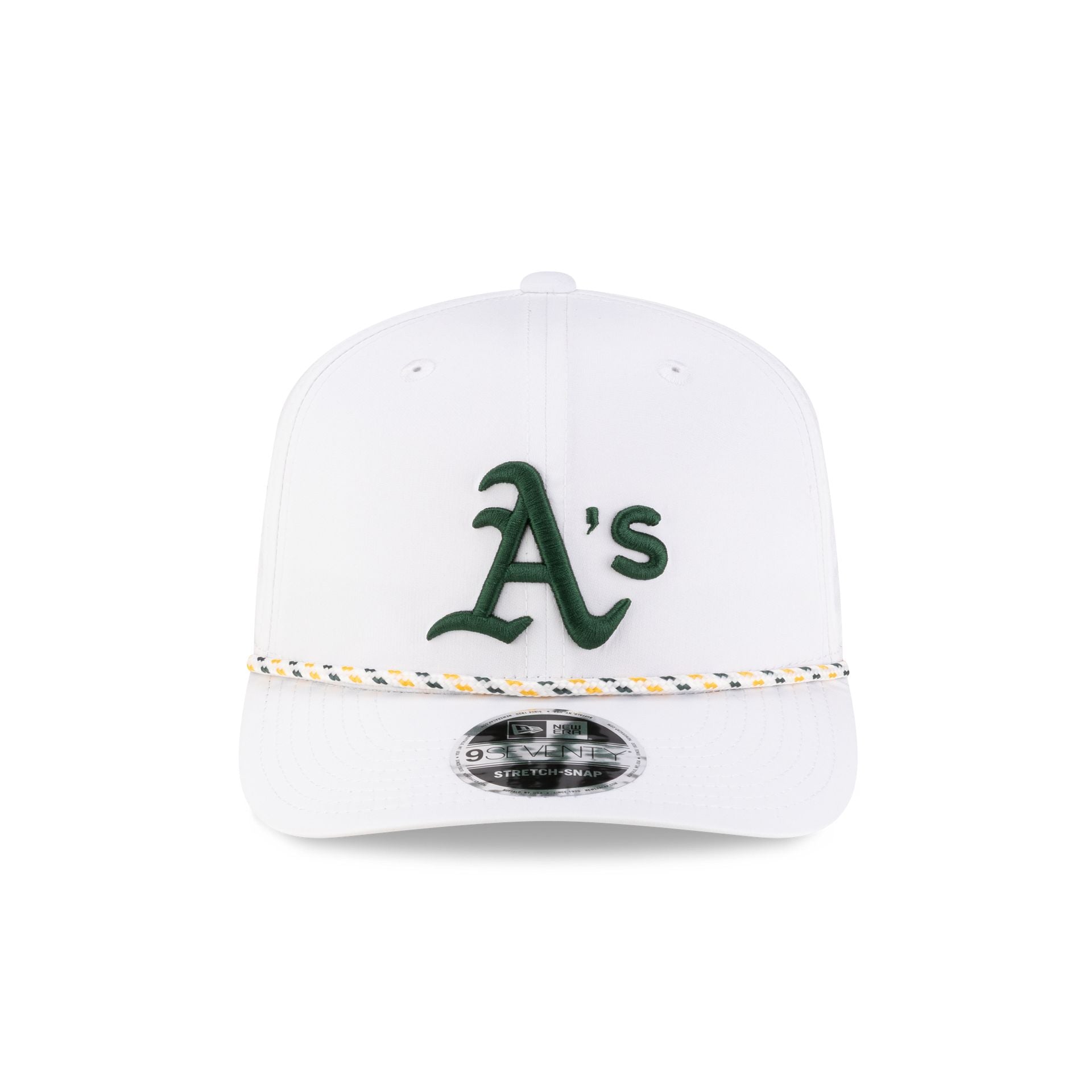Alternative view of Athletics Optic White Performance Rope 9Seventy Stretch-Snap Hat