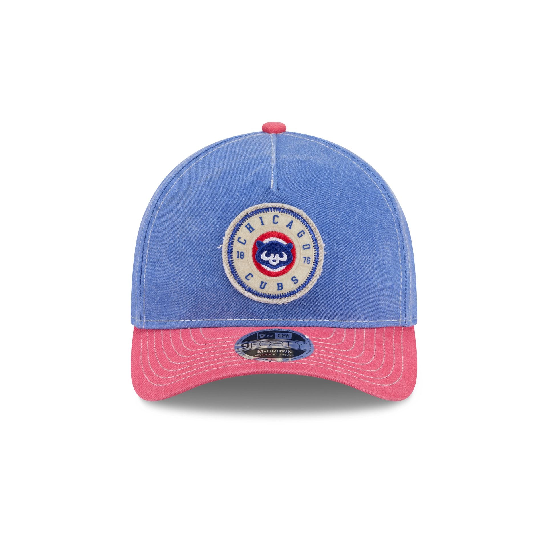 Alternative view of Chicago Cubs Felt 9Forty M-Crown A-Frame Snapback Hat