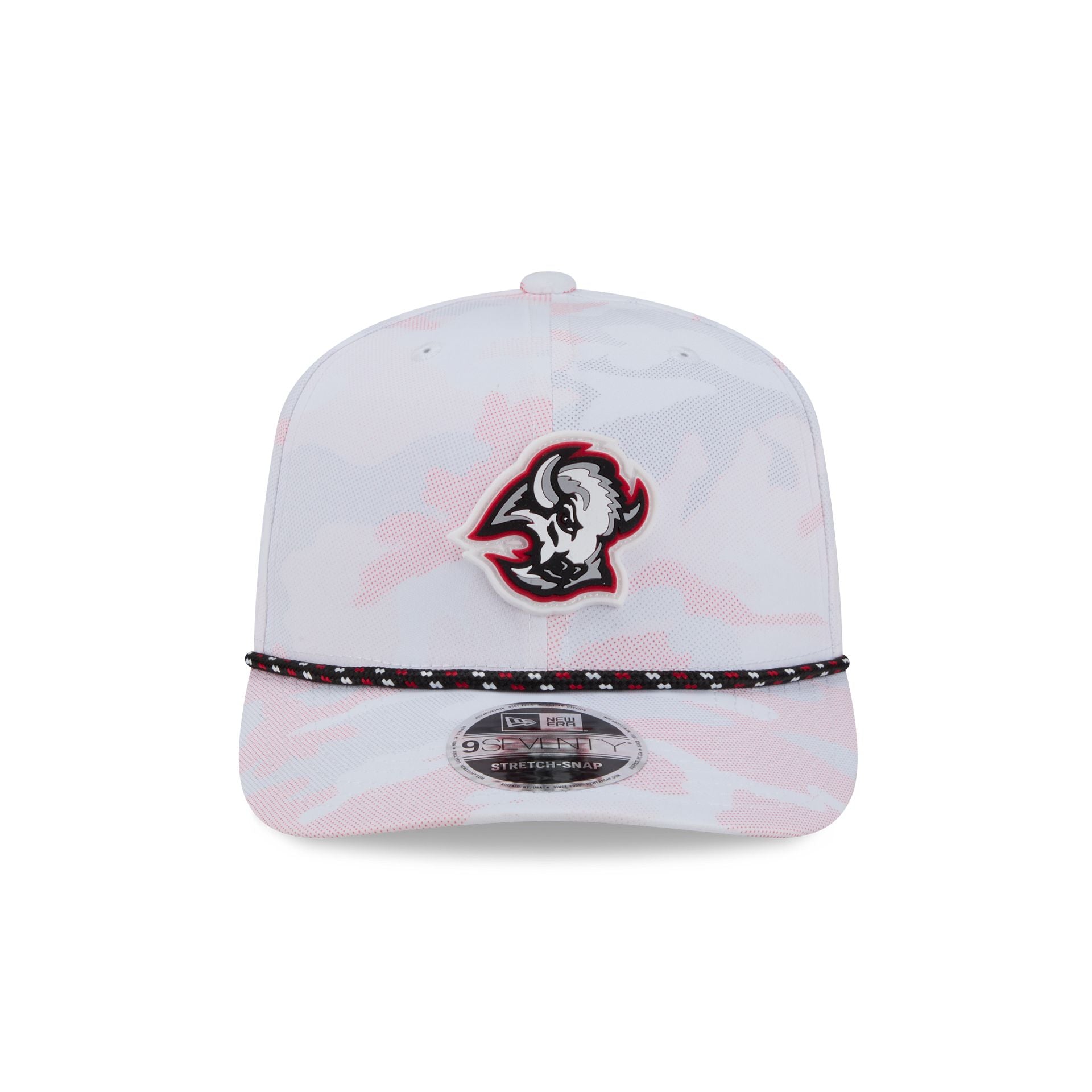 Alternative view of Buffalo Sabres White Camo Performance Rope 9Seventy Stretch-Snap Hat