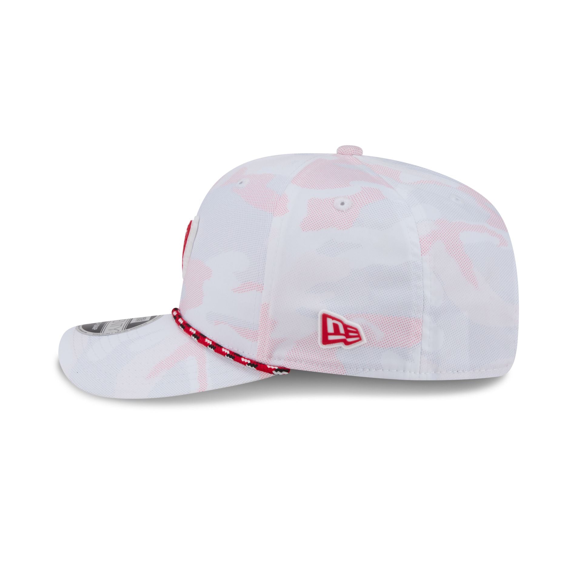 Detroit Red Wings White Camo Performance Rope 9Seventy Stretch-Snap Hat - Image 4
