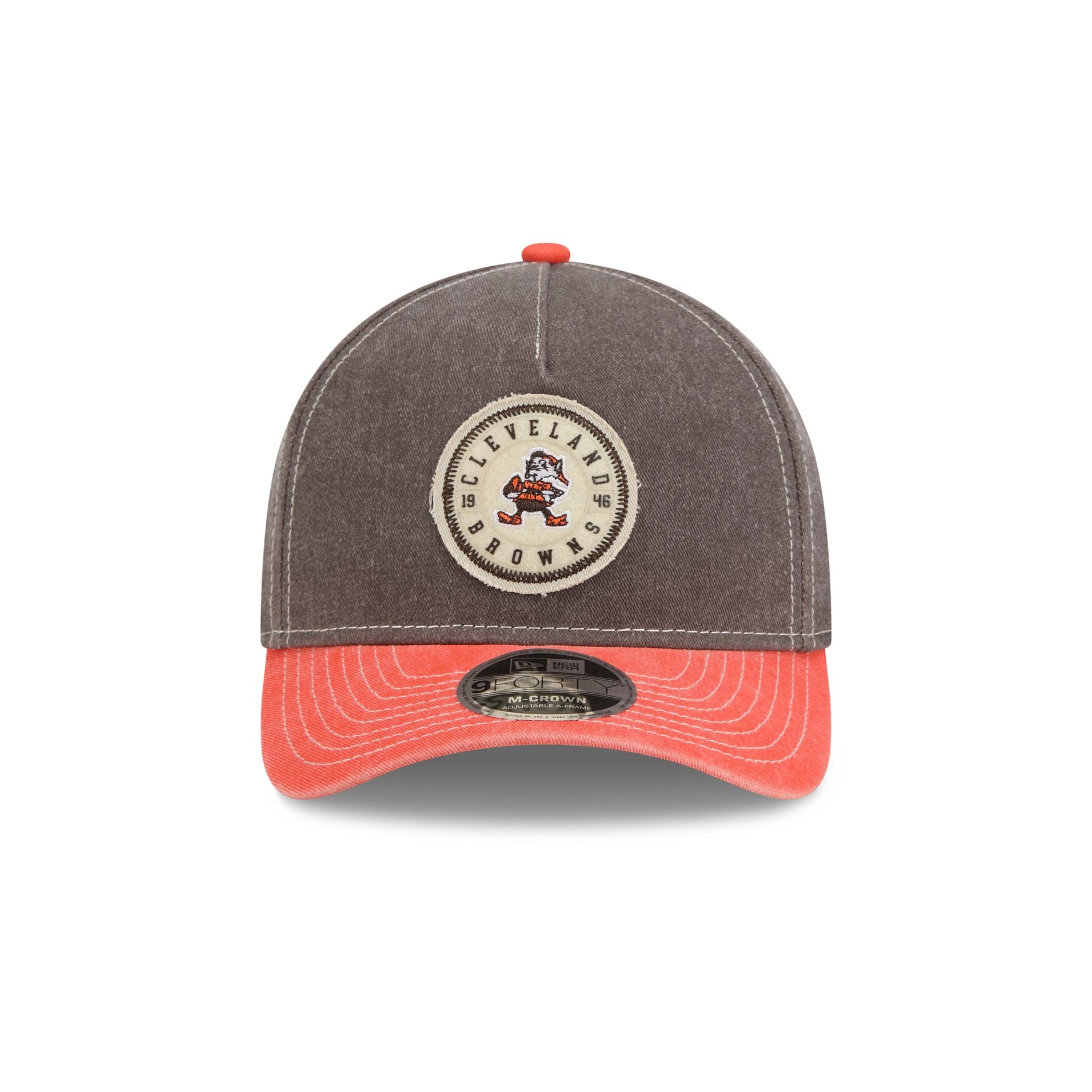 Alternative view of Cleveland Browns Felt 9Forty M-Crown A-Frame Snapback Hat
