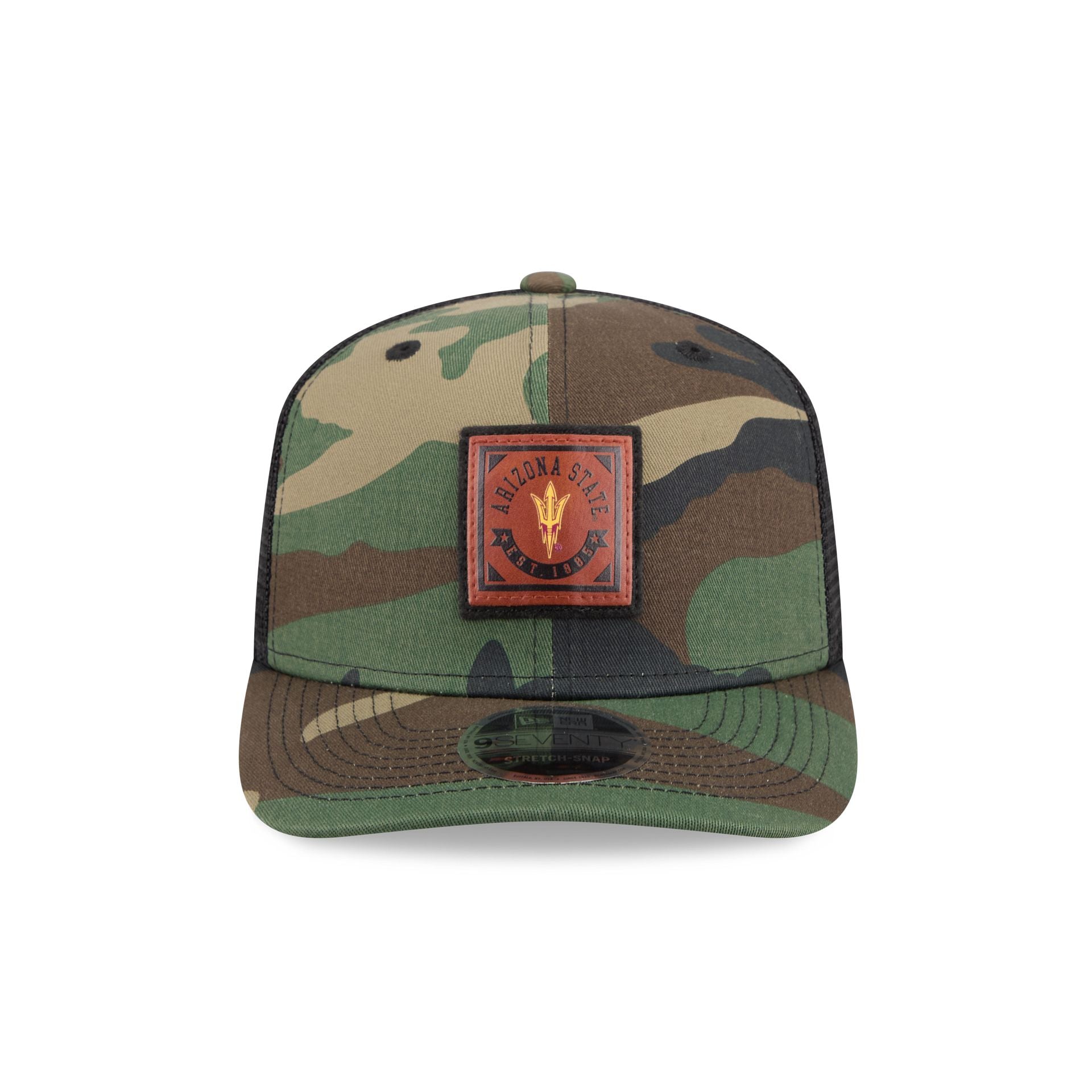 Alternative view of Arizona State Sun Devils Camo Canvas 9Seventy Trucker Hat