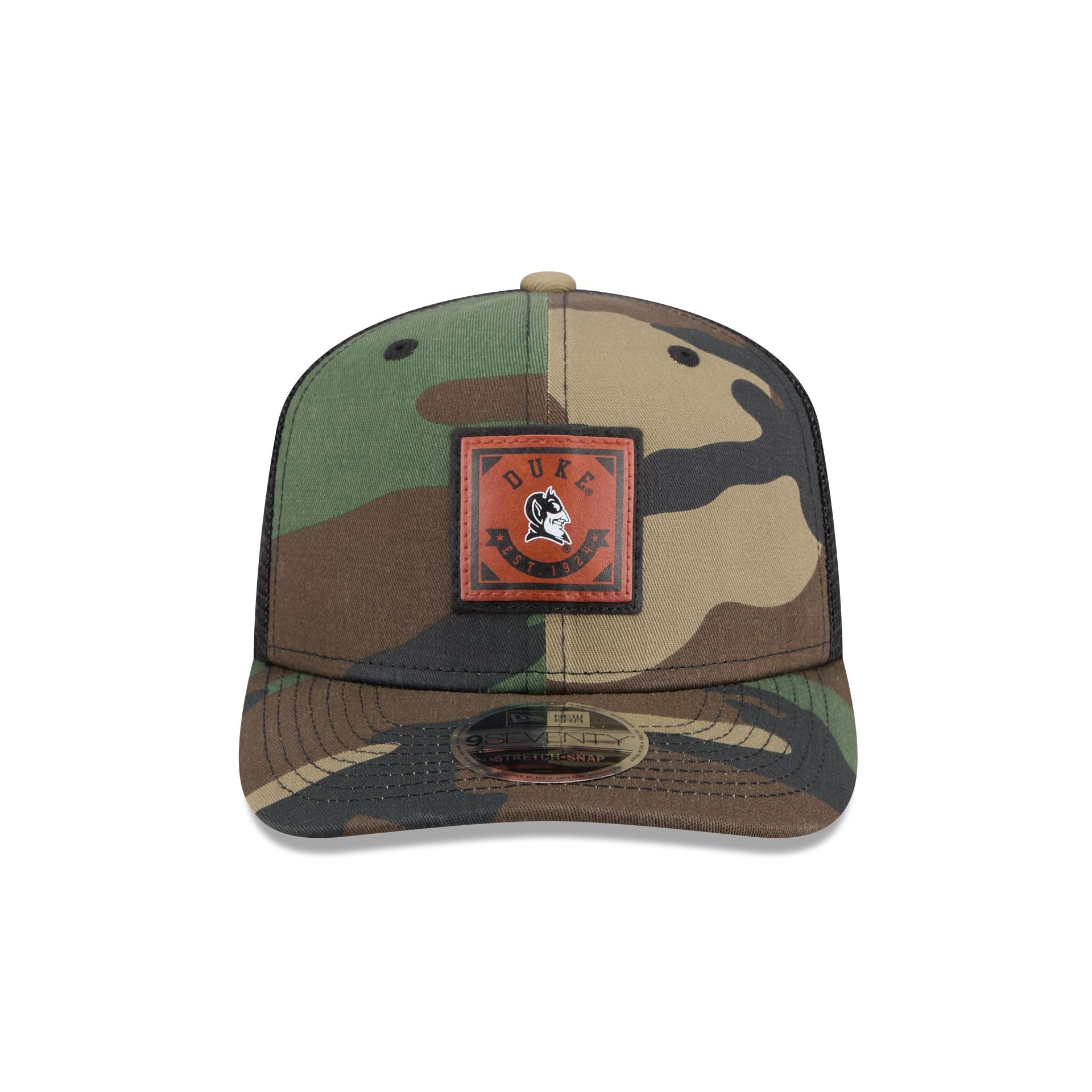 Alternative view of Duke Blue Devils Camo Canvas 9Seventy Trucker Hat