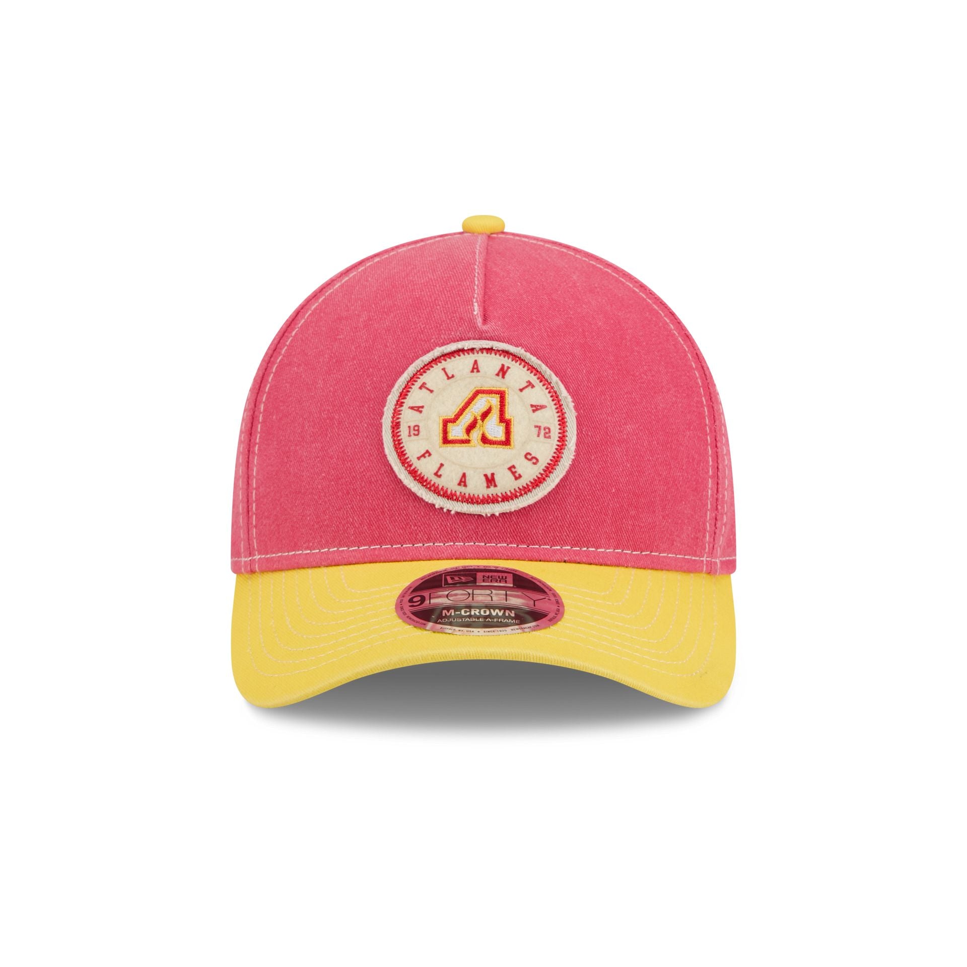 Alternative view of Atlanta Flames Felt 9Forty M-Crown A-Frame Snapback Hat