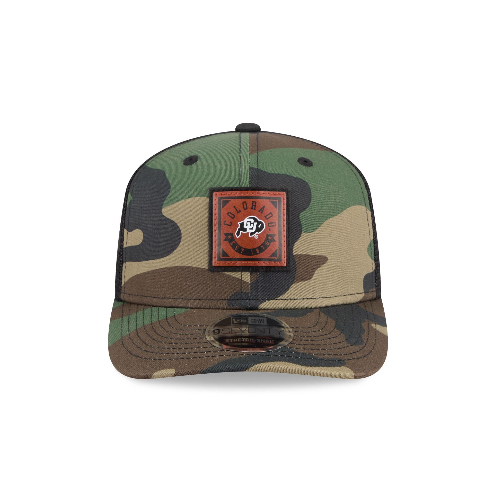 Alternative view of Colorado Buffaloes Camo Canvas 9Seventy Trucker Hat