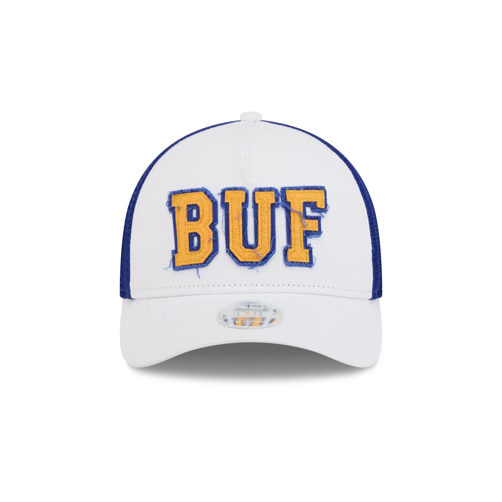 Alternative view of Buffalo Sabres Optic White Felt Logo Women's 9Forty M-Crown A-Frame Trucker Hat