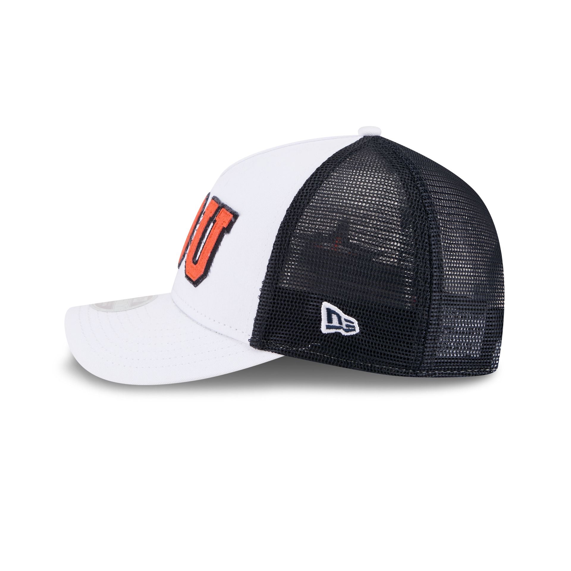 Houston Astros Optic White Felt Logo Women's 9Forty M-Crown A-Frame Trucker Hat - Image 5