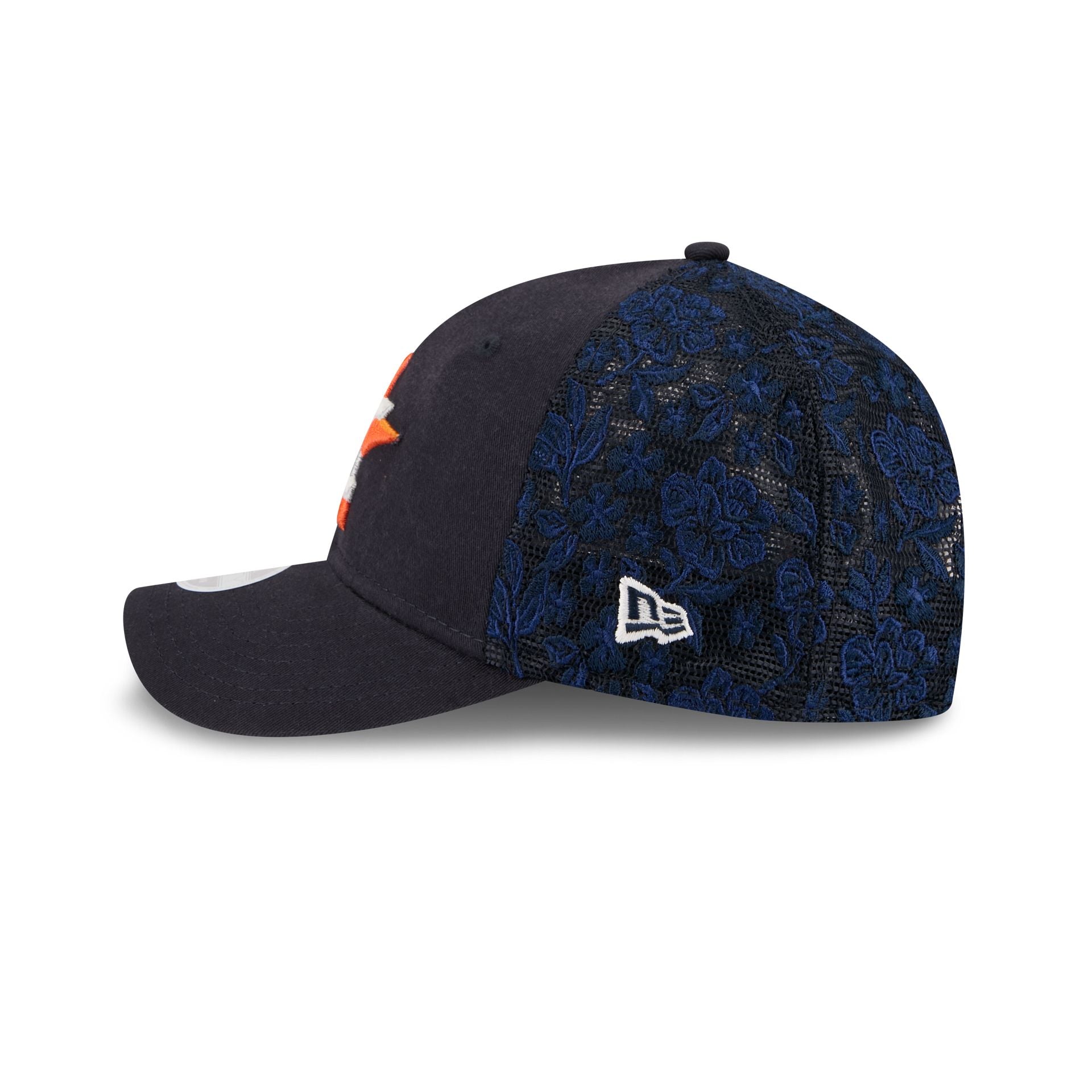 Houston Astros Floral Mesh Women's 9Forty M-Crown Trucker Hat - Image 4