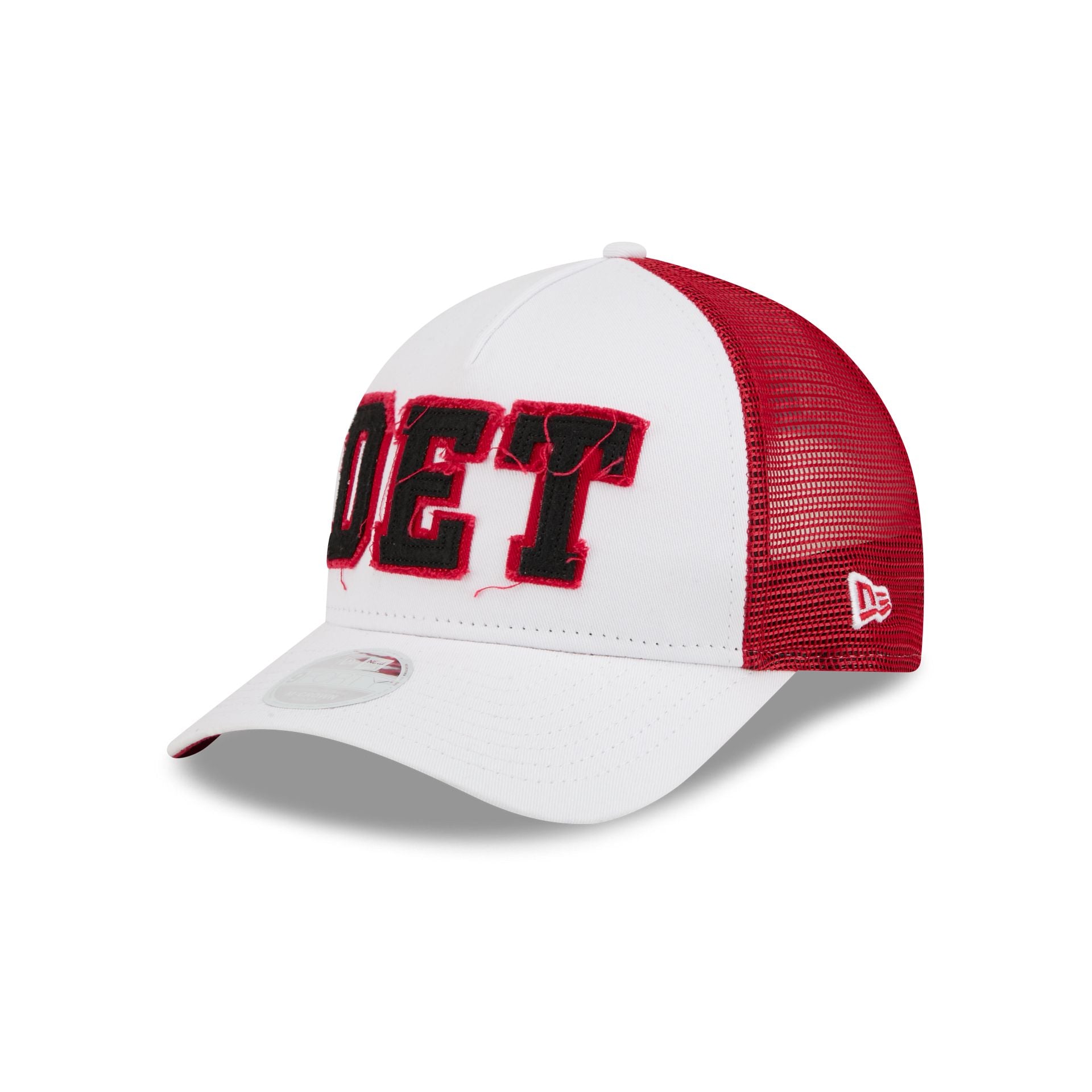 Detroit Red Wings Optic White Felt Logo Women's 9Forty M-Crown A-Frame Trucker Hat - Image 3