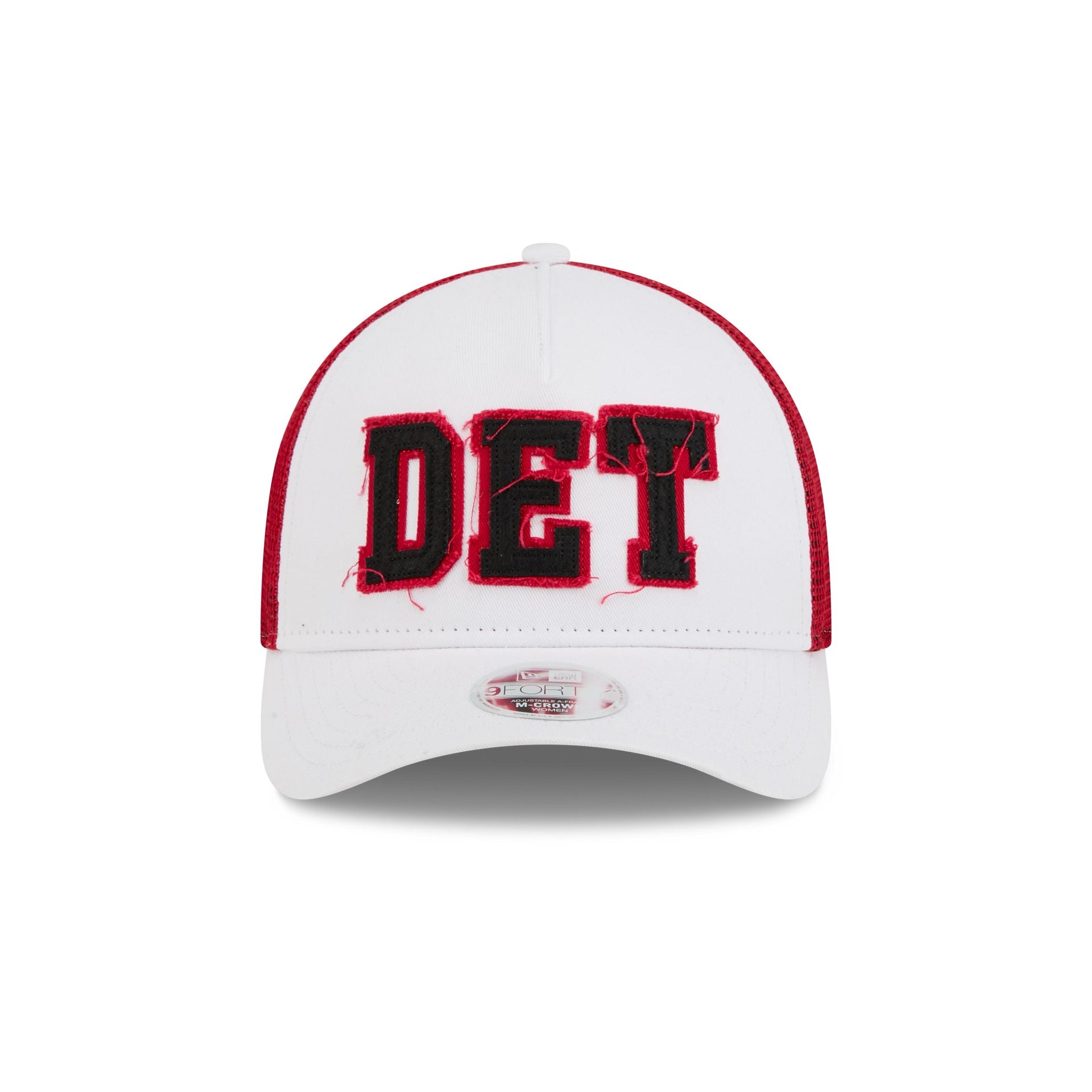 Detroit Red Wings Optic White Felt Logo Women's 9Forty M-Crown A-Frame Trucker Hat - Image 2