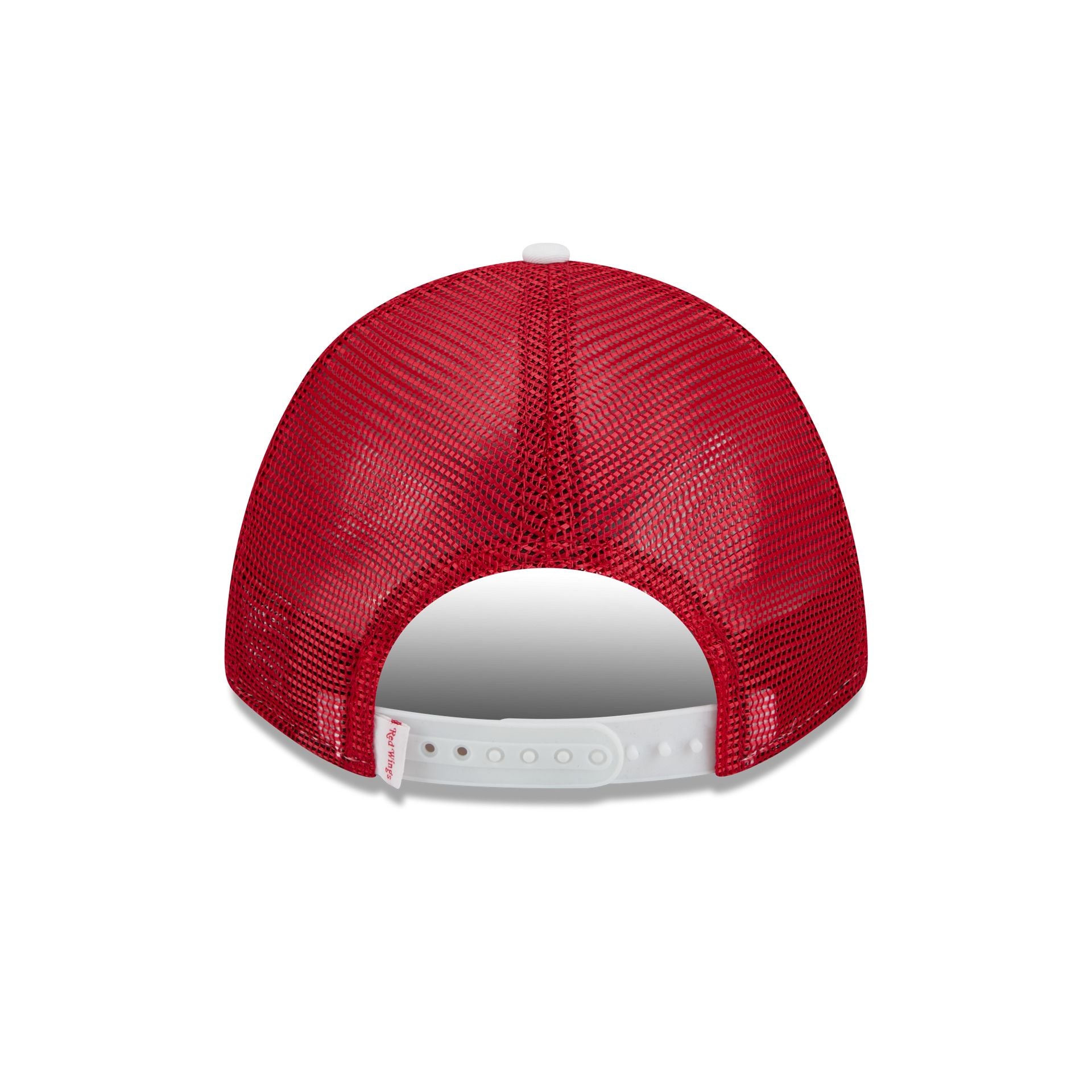 Detroit Red Wings Optic White Felt Logo Women's 9Forty M-Crown A-Frame Trucker Hat - Image 6