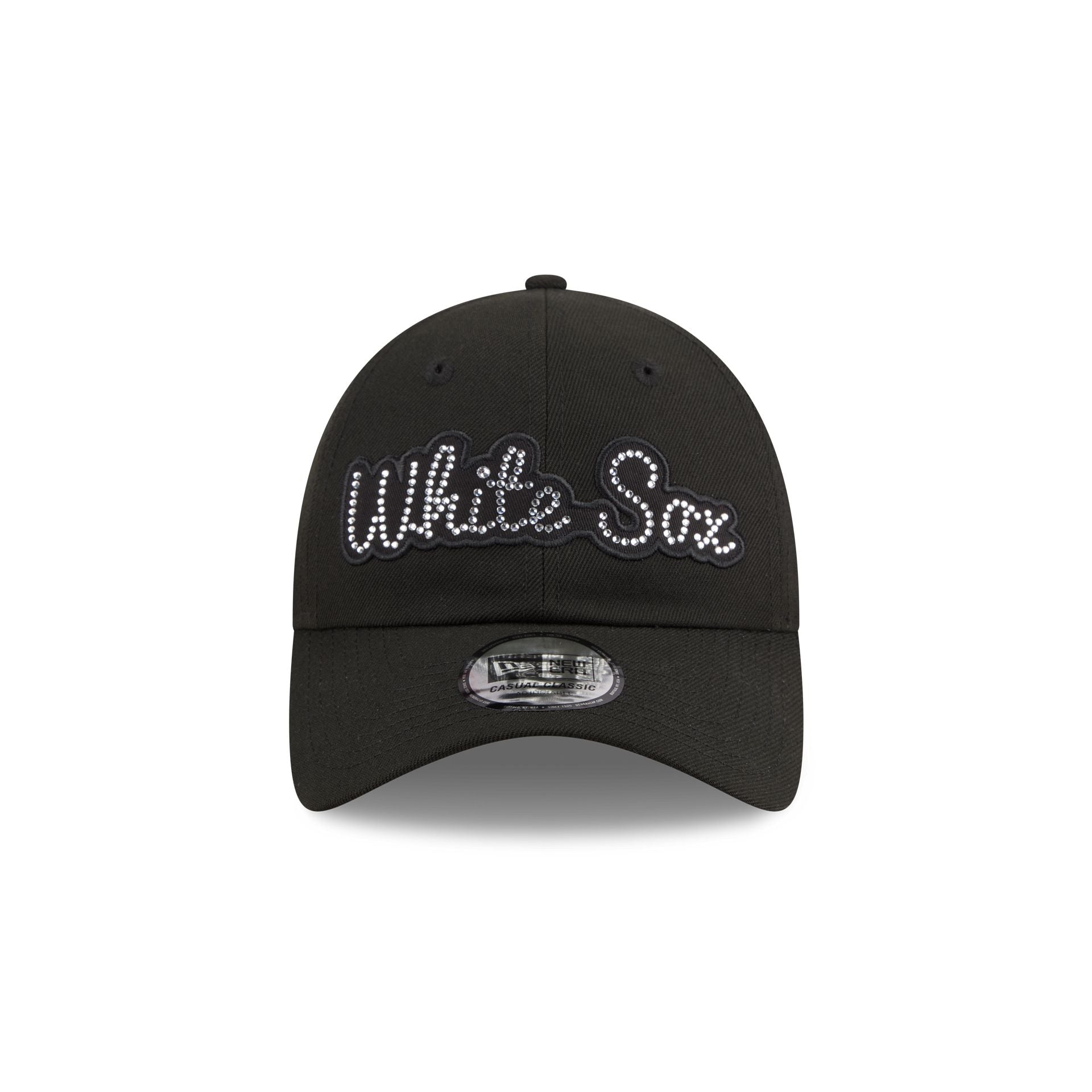 Alternative view of Chicago White Sox Rhinestone Script Casual Classic Adjustable Hat