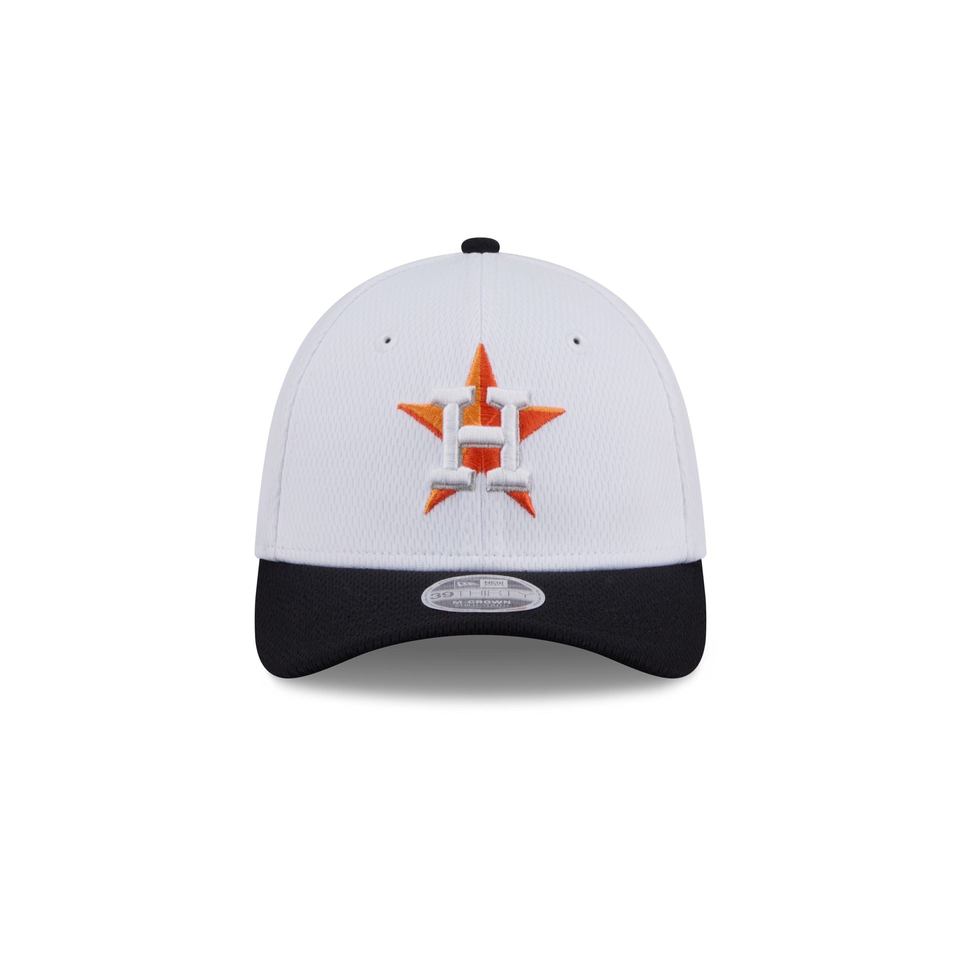 Alternative view of Houston Astros Baseball Stitch Kids 39Thirty M-Crown Stretch Fit Hat