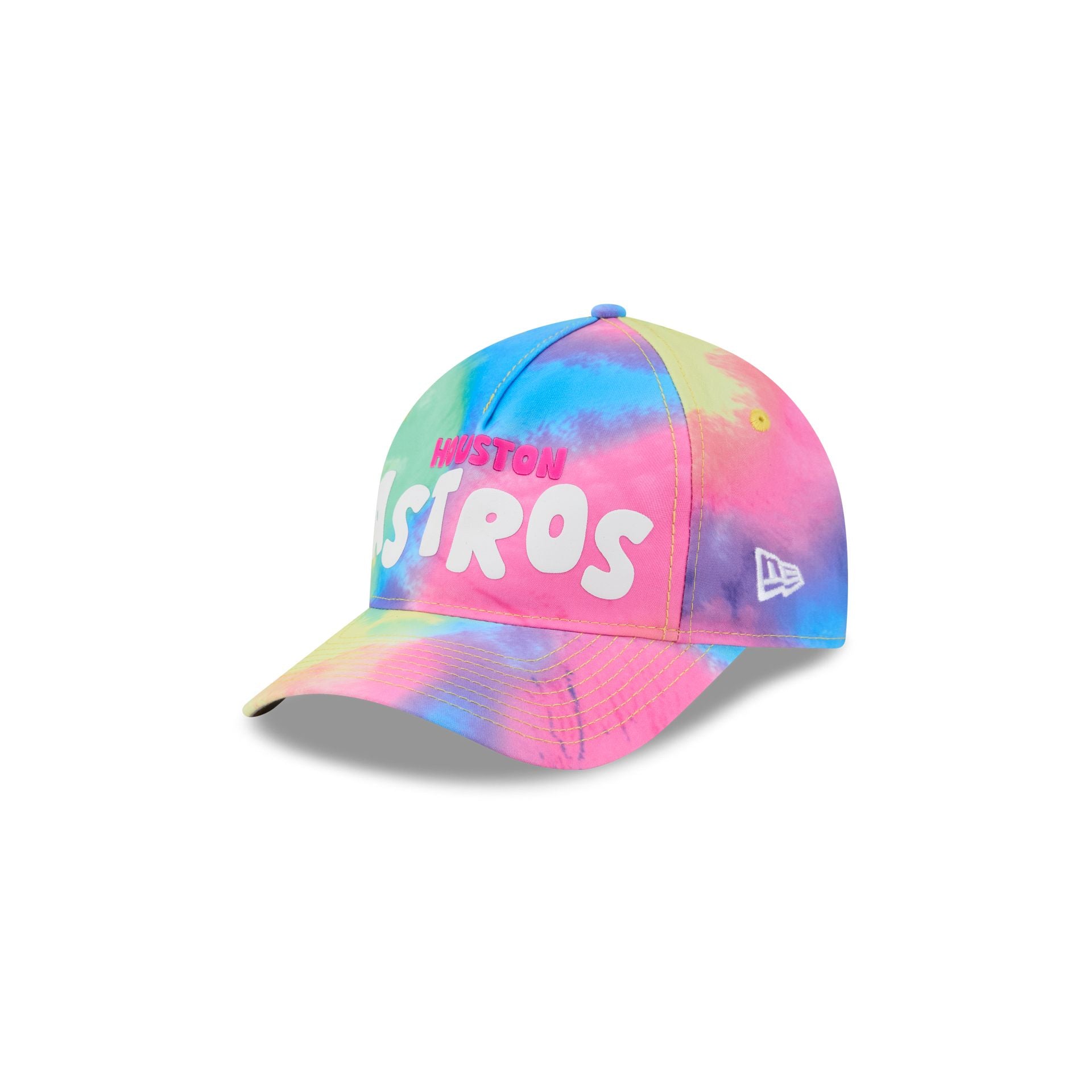 Houston Astros Tie Dye Kids 9Forty M-Crown A-Frame Snapback Hat