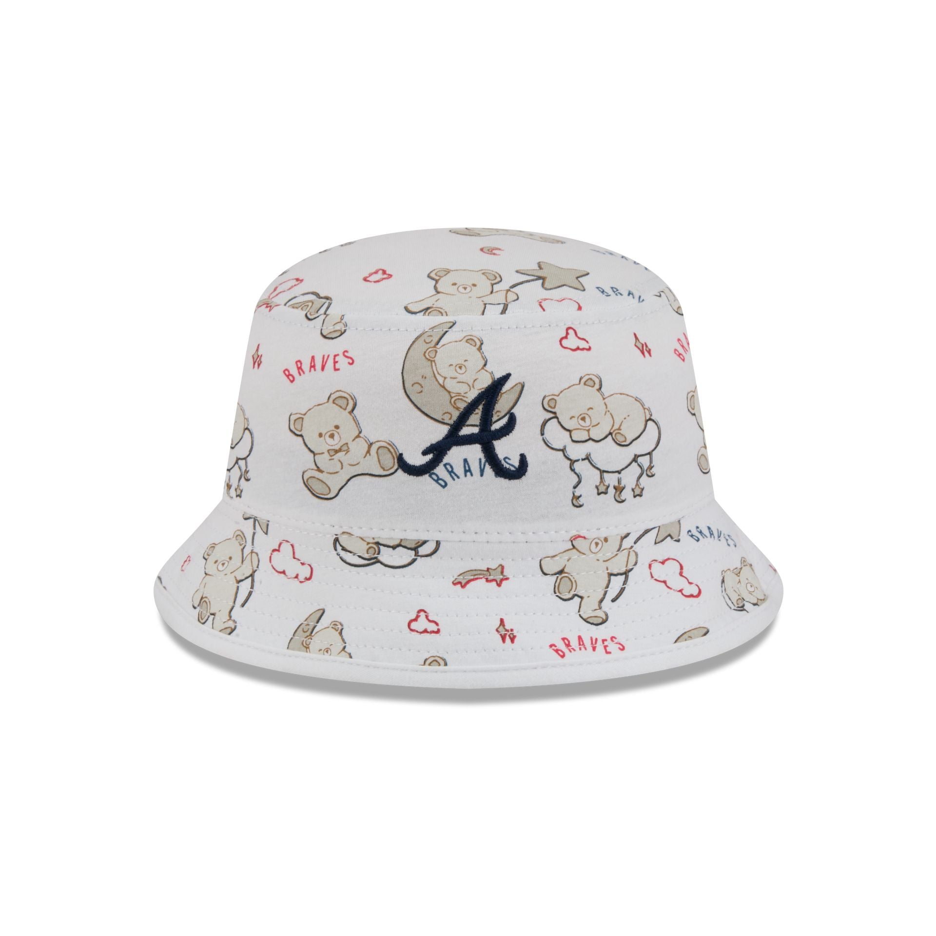 Alternative view of Atlanta Braves Teddy Kids Bucket Hat