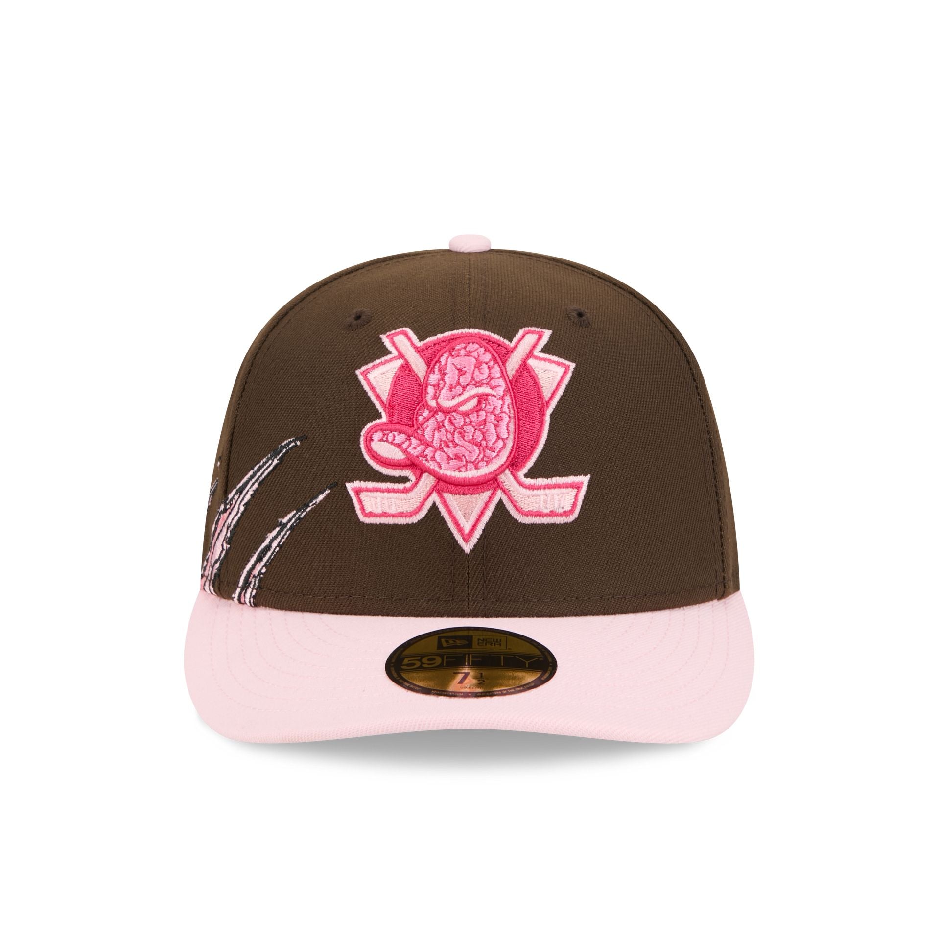 Alternative view of Anaheim Ducks Brains 59Fifty Fitted Hat