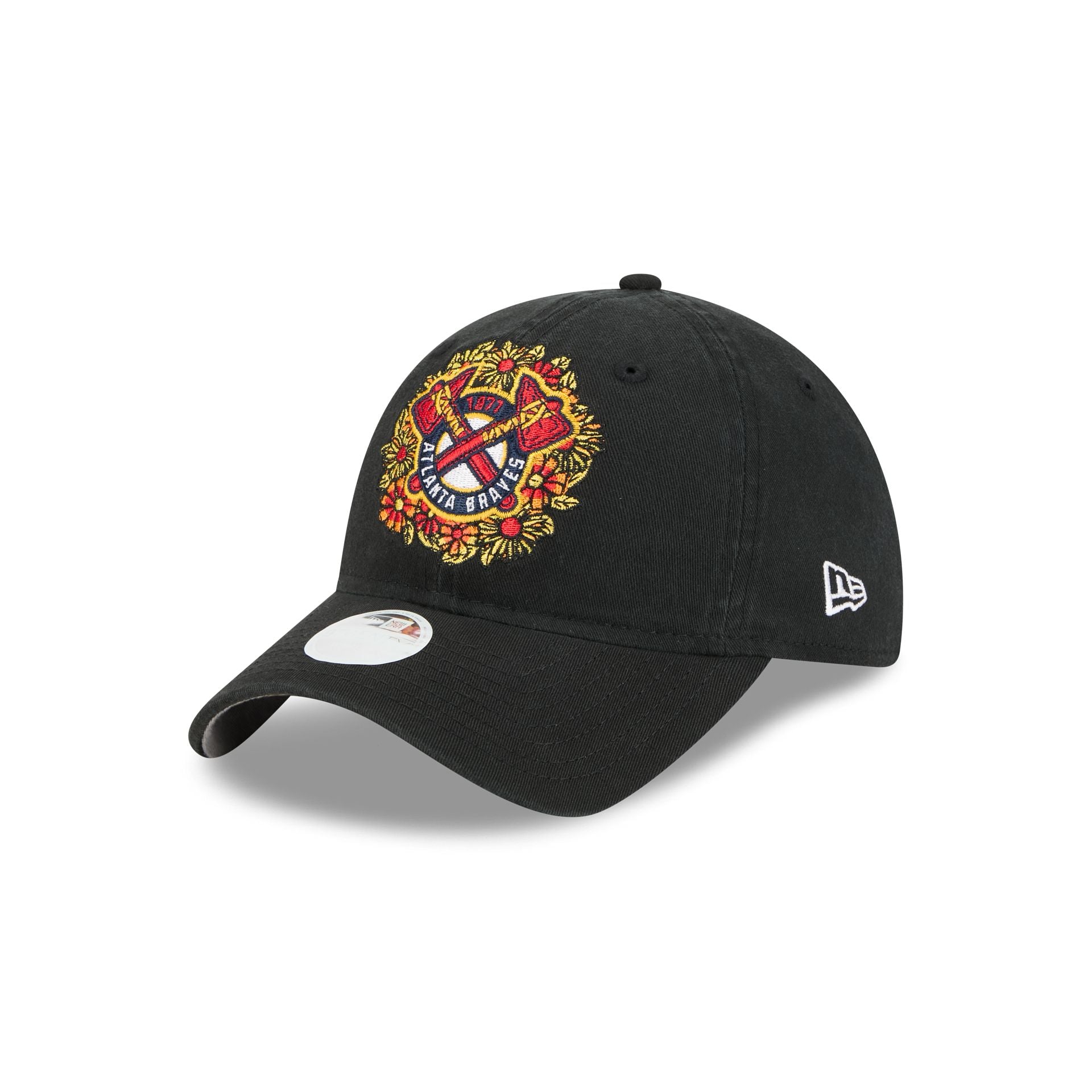 Atlanta Braves Day Of The Dead Floral 9Twenty Adjustable Hat