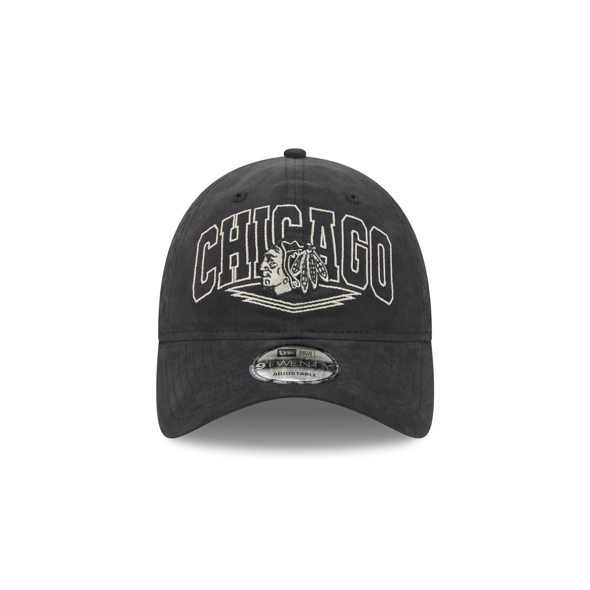 Alternative view of Chicago Blackhawks Quilted Wordmark 9Twenty Adjustable Hat