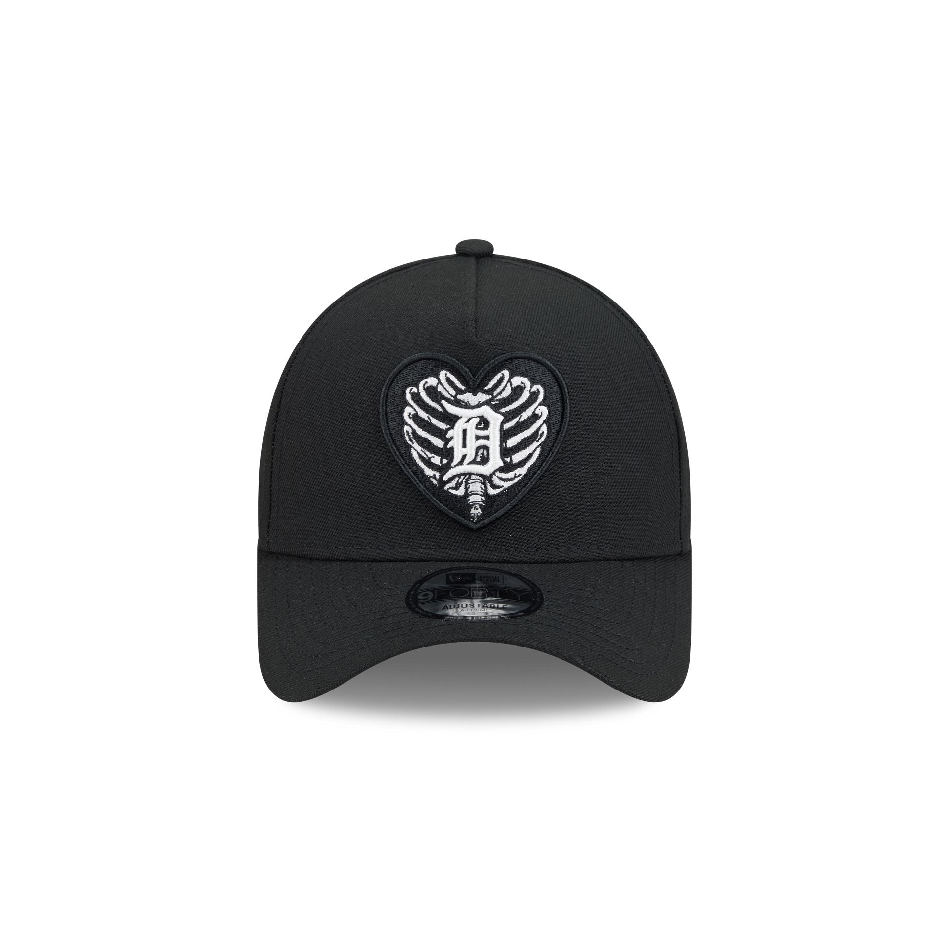 Alternative view of Detroit Tigers Skeletal Heart 9Forty A-Frame Snapback Hat