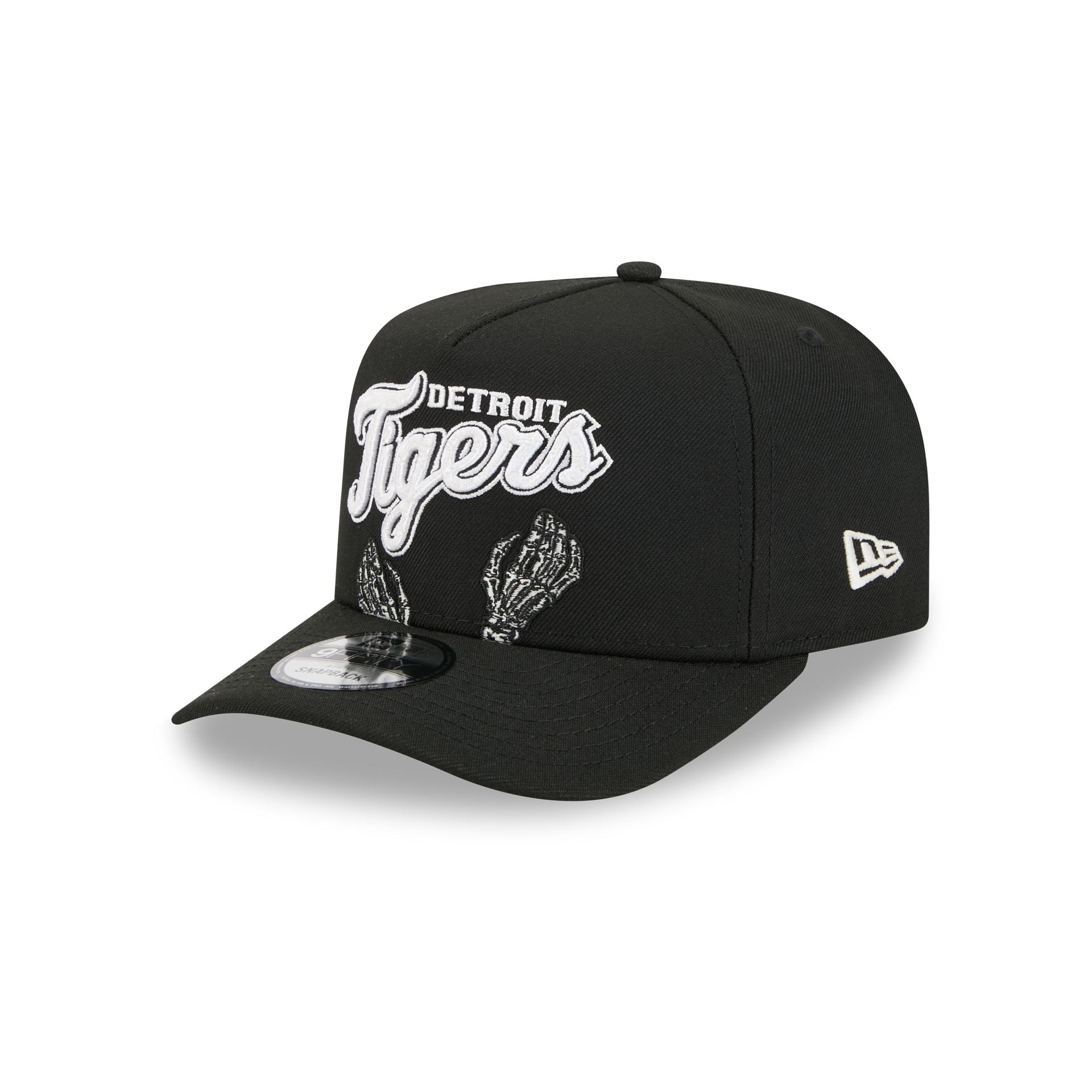 Detroit Tigers Skeletal Script 9Fifty A-Frame Snapback Hat