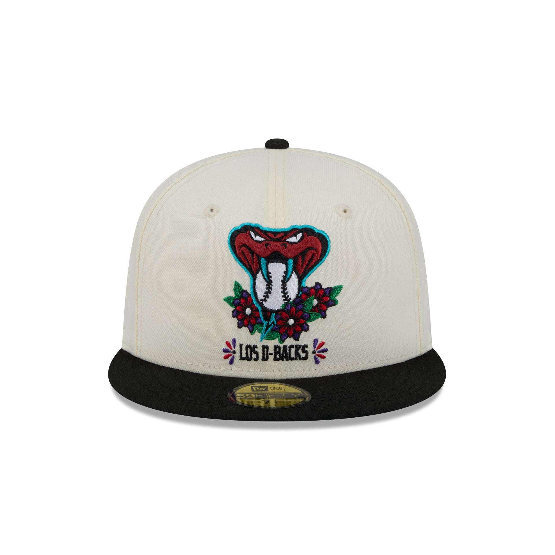 Alternative view of Arizona Diamondbacks Day Of The Dead Sugar Skull Mascot 59Fifty Fitted Hat