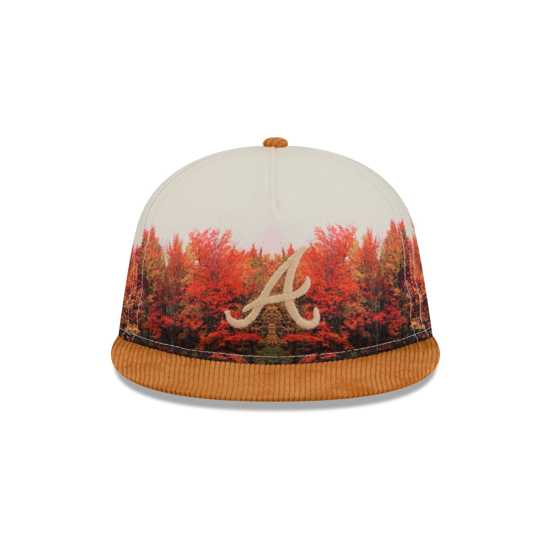 Alternative view of Atlanta Braves Fall Forest Retro Crown 9Fifty Adjustable Hat