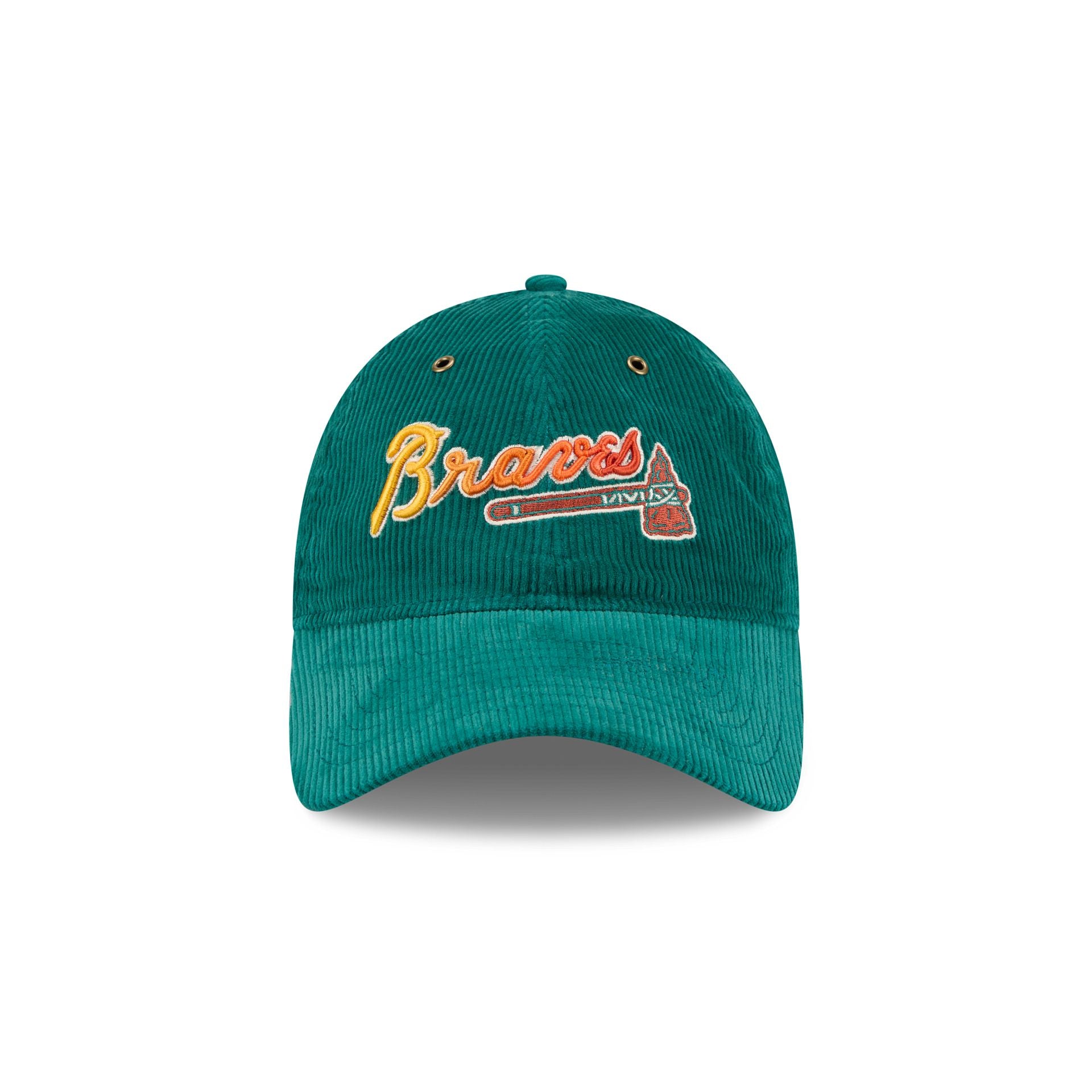 Alternative view of Atlanta Braves Gradient Corduroy 9Twenty Adjustable Hat