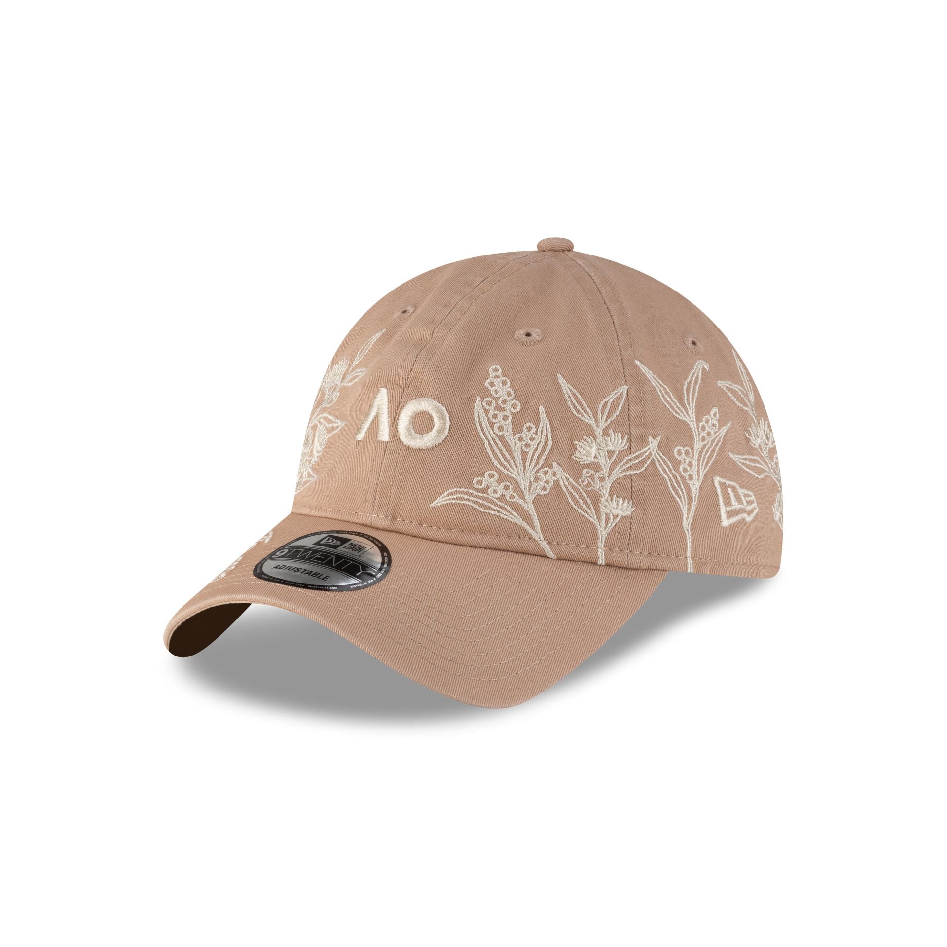 2026 Australian Open Floral Khaki 9Twenty Adjustable Hat