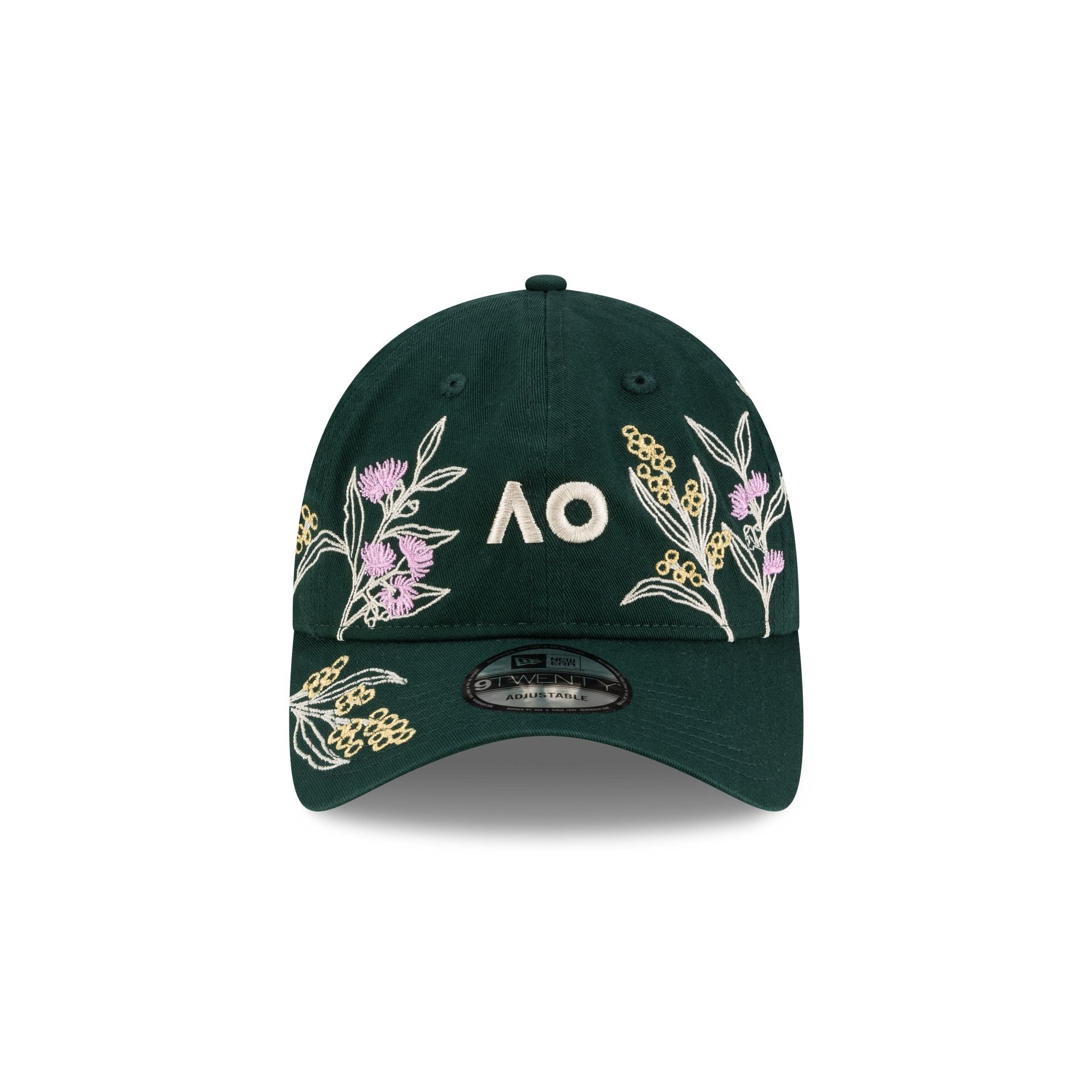 Alternative view of 2026 Australian Open Floral Dark Green 9Twenty Adjustable Hat