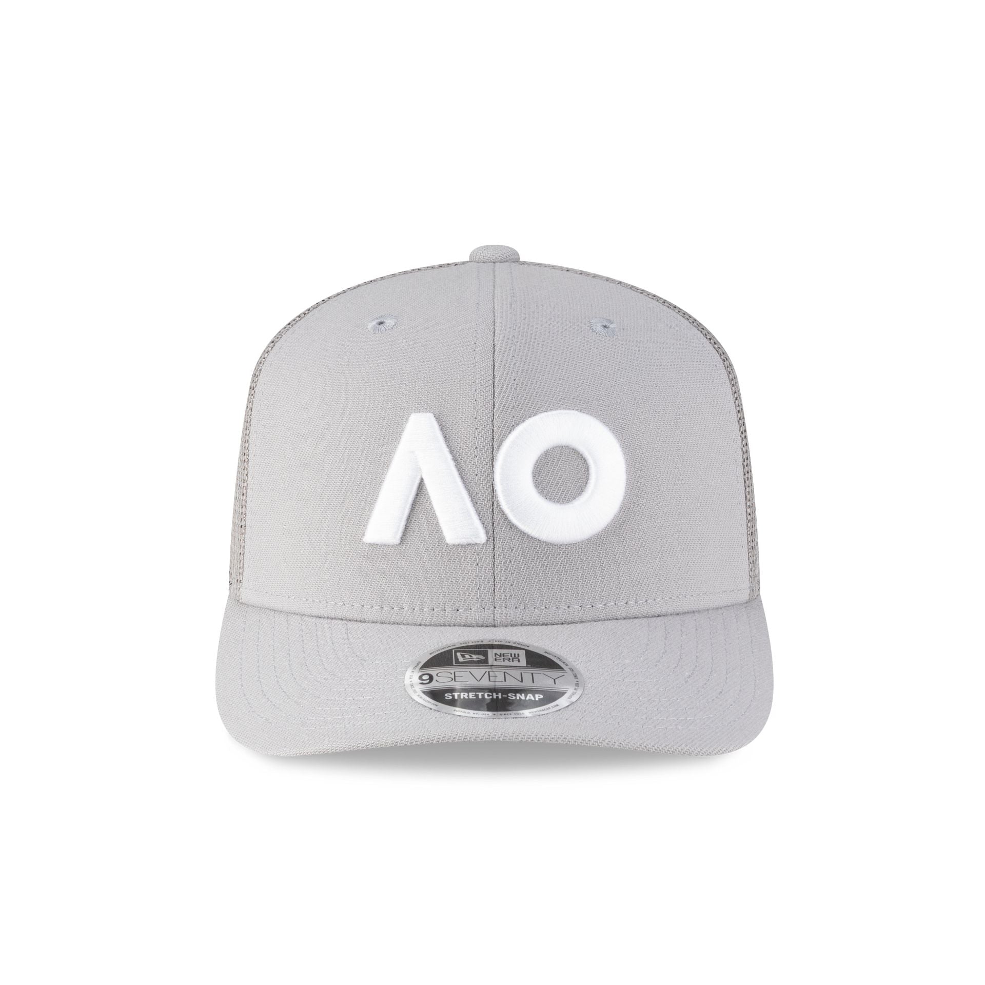 Alternative view of 2026 Australian Open Gray 9Seventy Trucker Hat