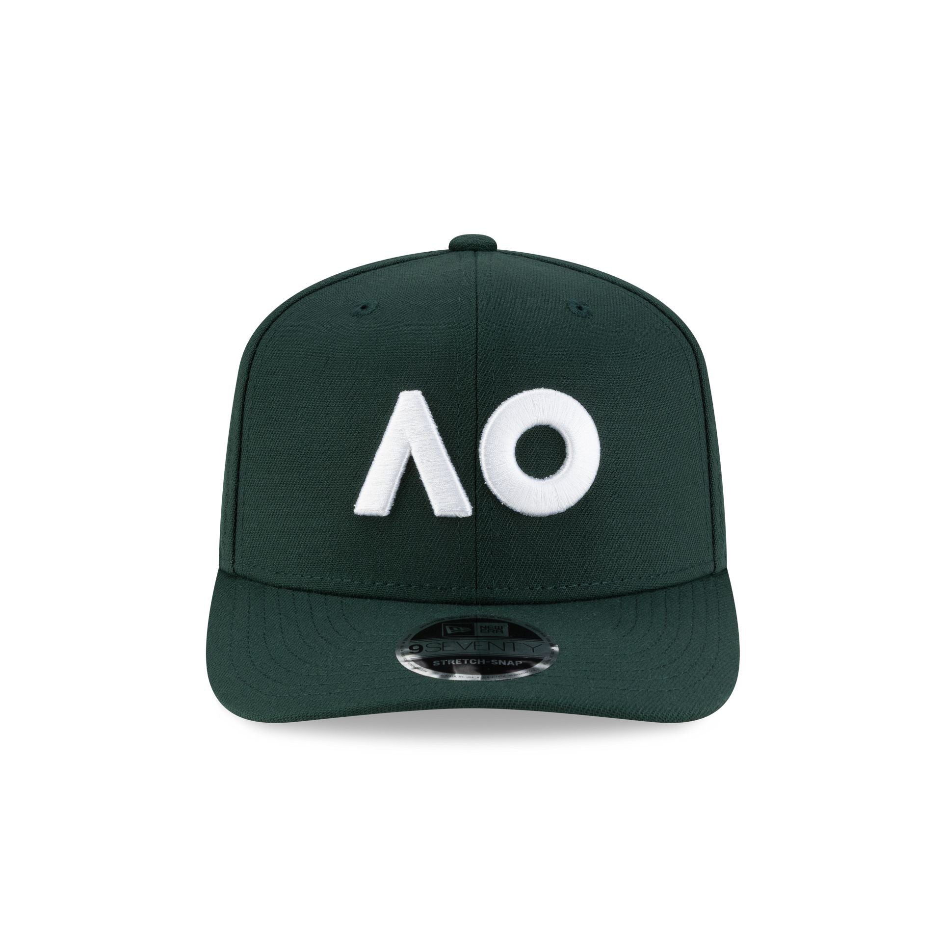 Alternative view of 2026 Australian Open Dark Green 9Seventy Stretch-Snap Hat