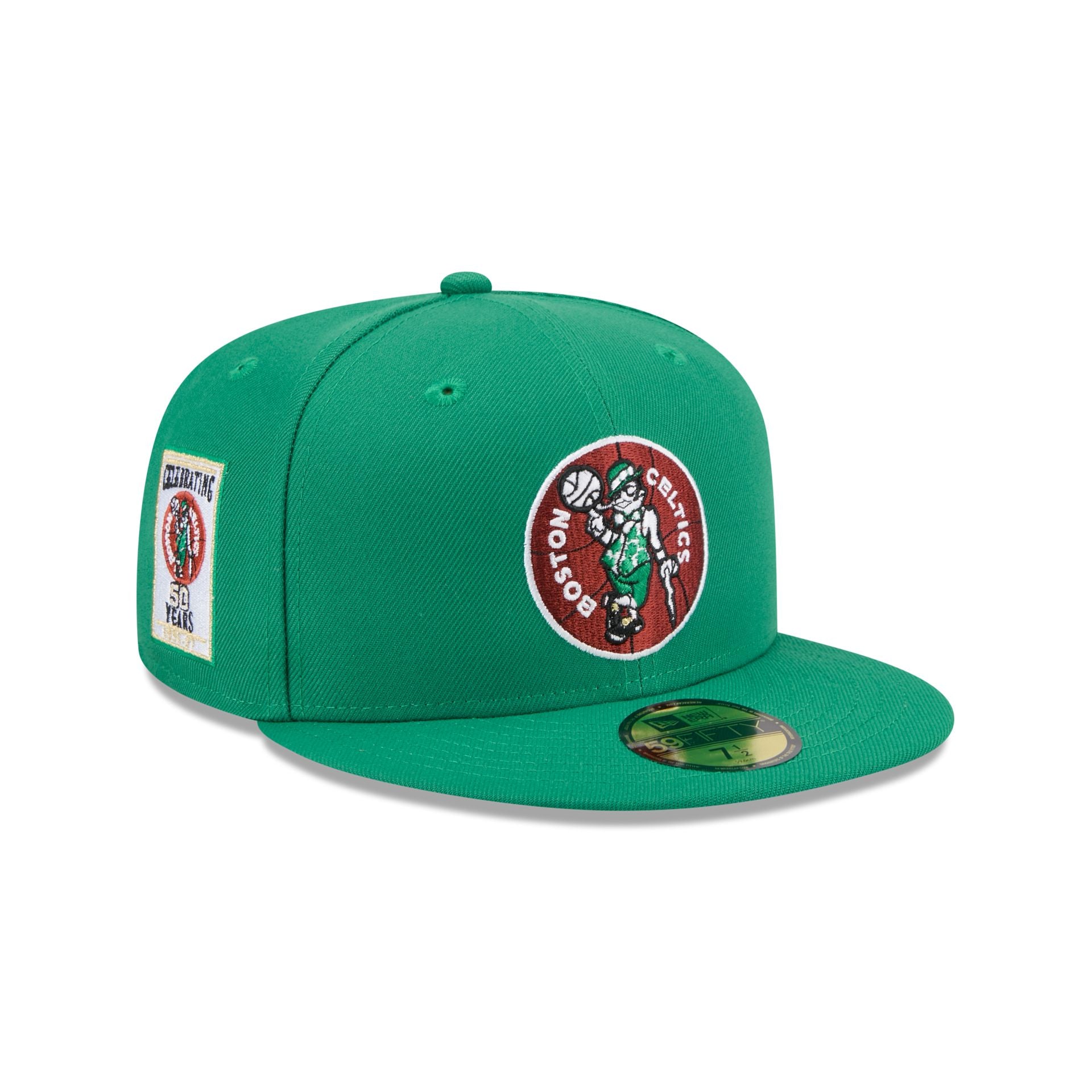 Boston Celtics 1968-1977 Hardwood Classics Sidepatch 59Fifty Fitted Hat